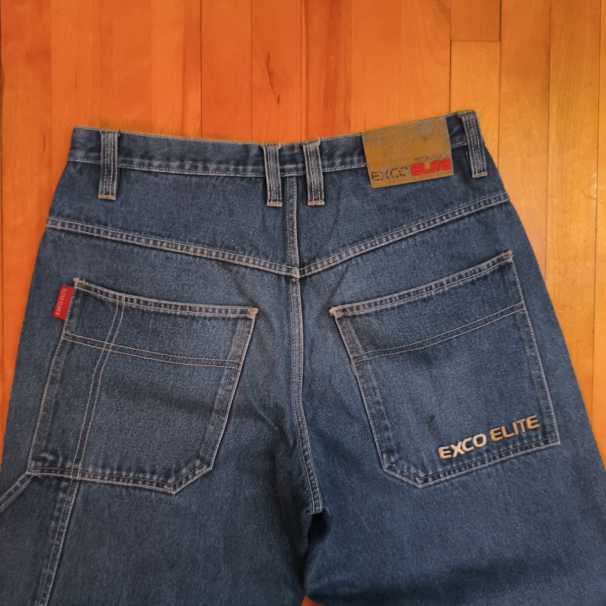 Vintage Exco Elite Embroidered Jeans Size US 32 / EU 48 - 6 Thumbnail