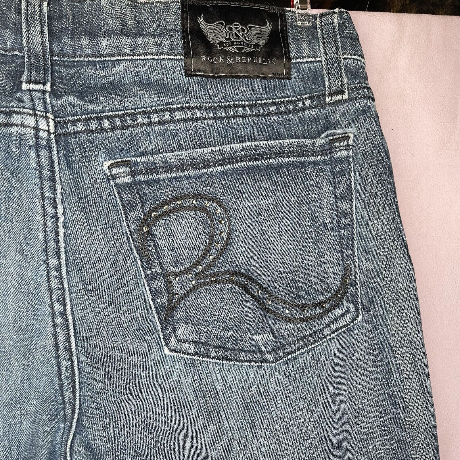 Rock & Republic Rock & Republic Women's Flare Denim Jeans Size 28 Size 28" / US 6 / IT 42 - 6 Thumbnail