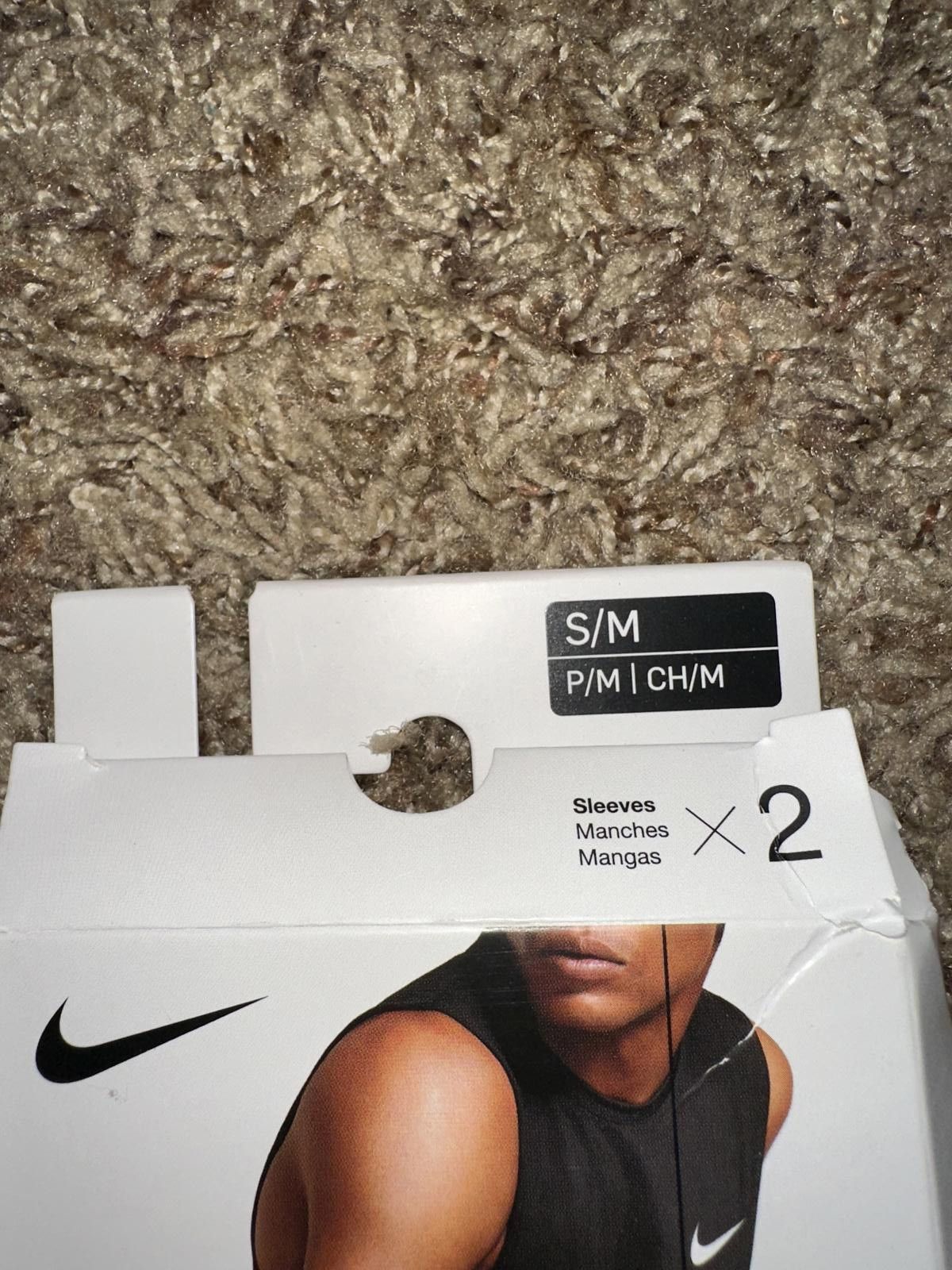 Nike Nike Pro Elite White Sleeves 2.0 Size ONE SIZE - 2 Thumbnail