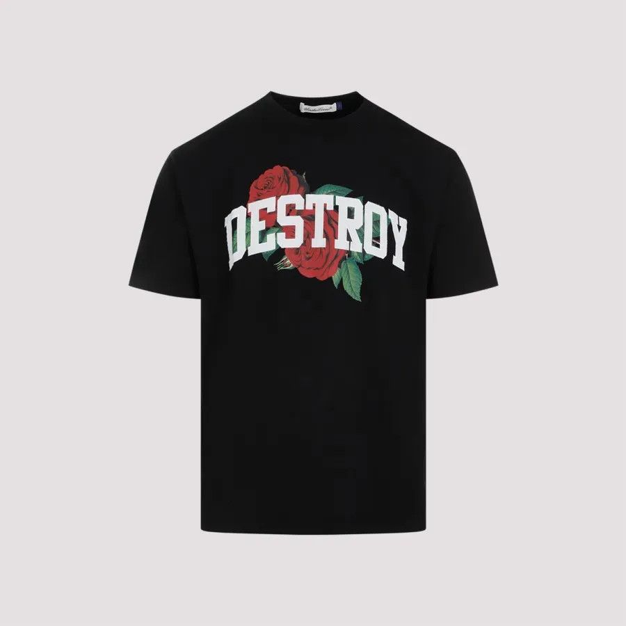 Undercover o1mle0824 Destroy T-Shirts in Black Size US M / EU 48-50 / 2 - 1 Thumbnail