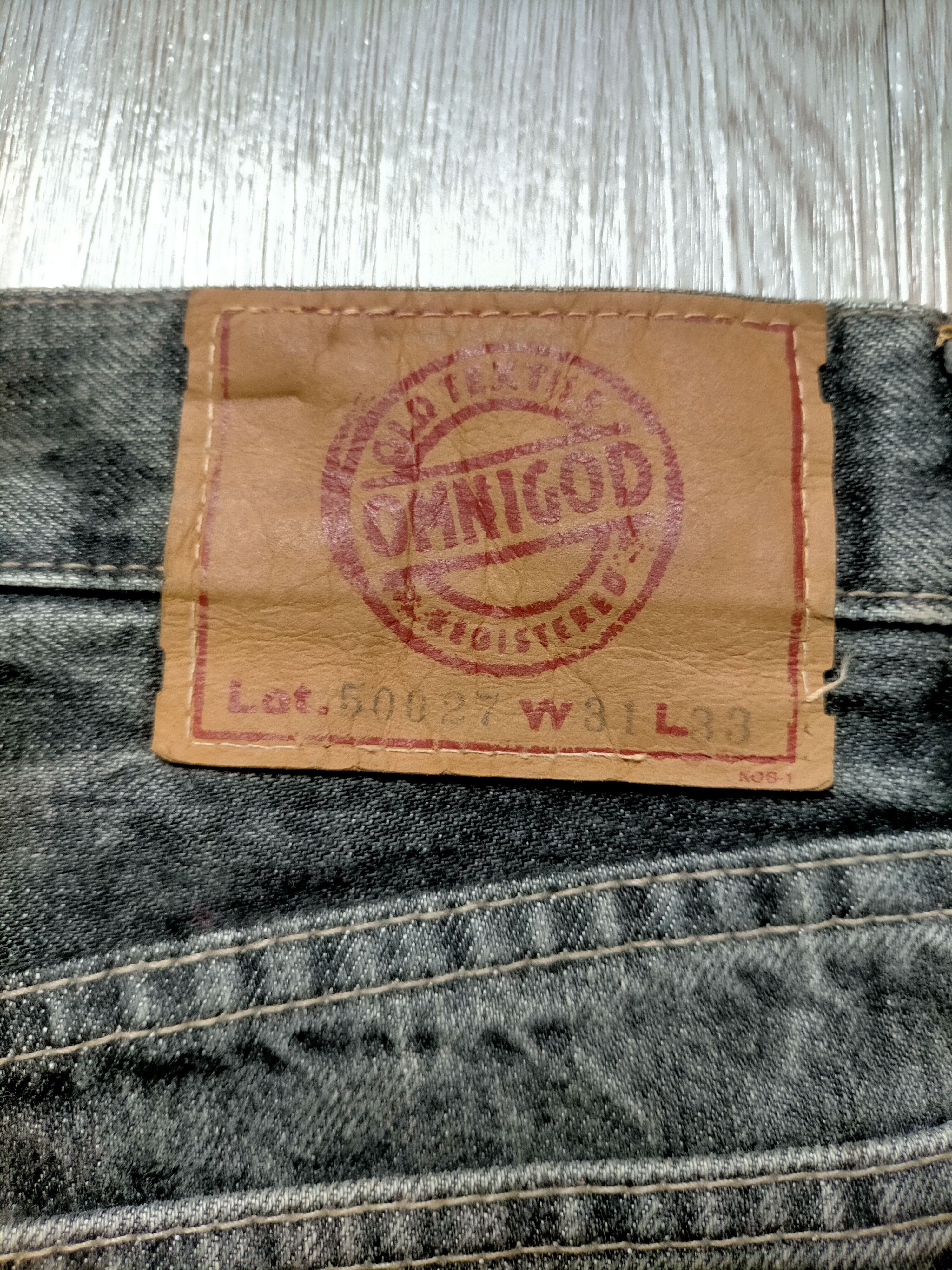 OMNIGOD OMNIGOD Japanese Flare Jeans Boot cut black Denim Size US 31 - 23 Thumbnail