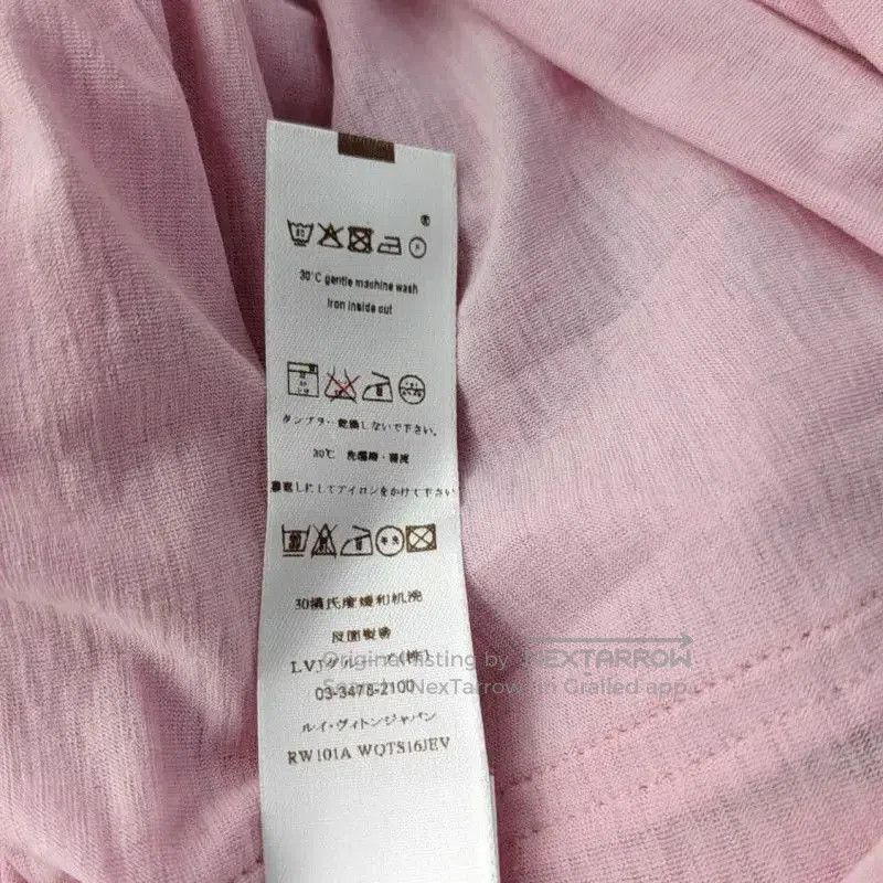 Louis Vuitton Louis Vuitton Pink Cotton Tank Top for Women . Size XS / US 0-2 / IT 36-38 - 4 Thumbnail