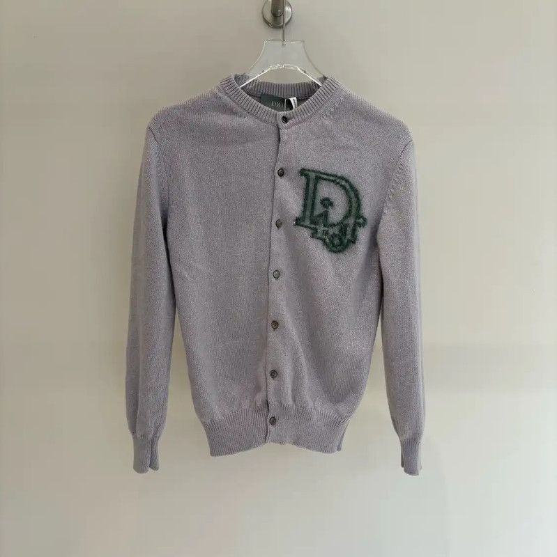 Dior Dior Light Purple Cashmere Cardigan for Women 0089 Size XS / US 0-2 / IT 36-38 - 1 Thumbnail