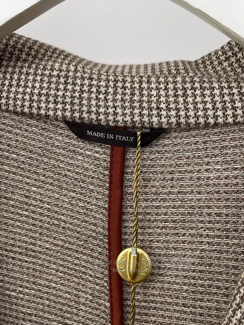 Loro Piana Loro Piana Herringbone Coat Size 52R - 3 Thumbnail