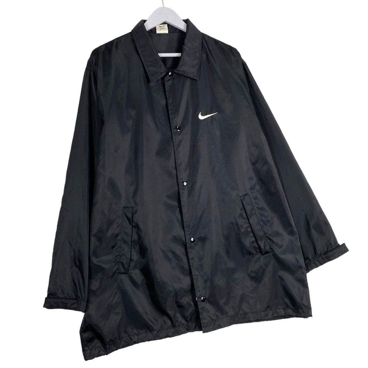 Nike × Vintage 💥90s NIKE COACH NYLON WINDBREAKER JACKET Size US XL / EU 56 / 4 - 3 Thumbnail