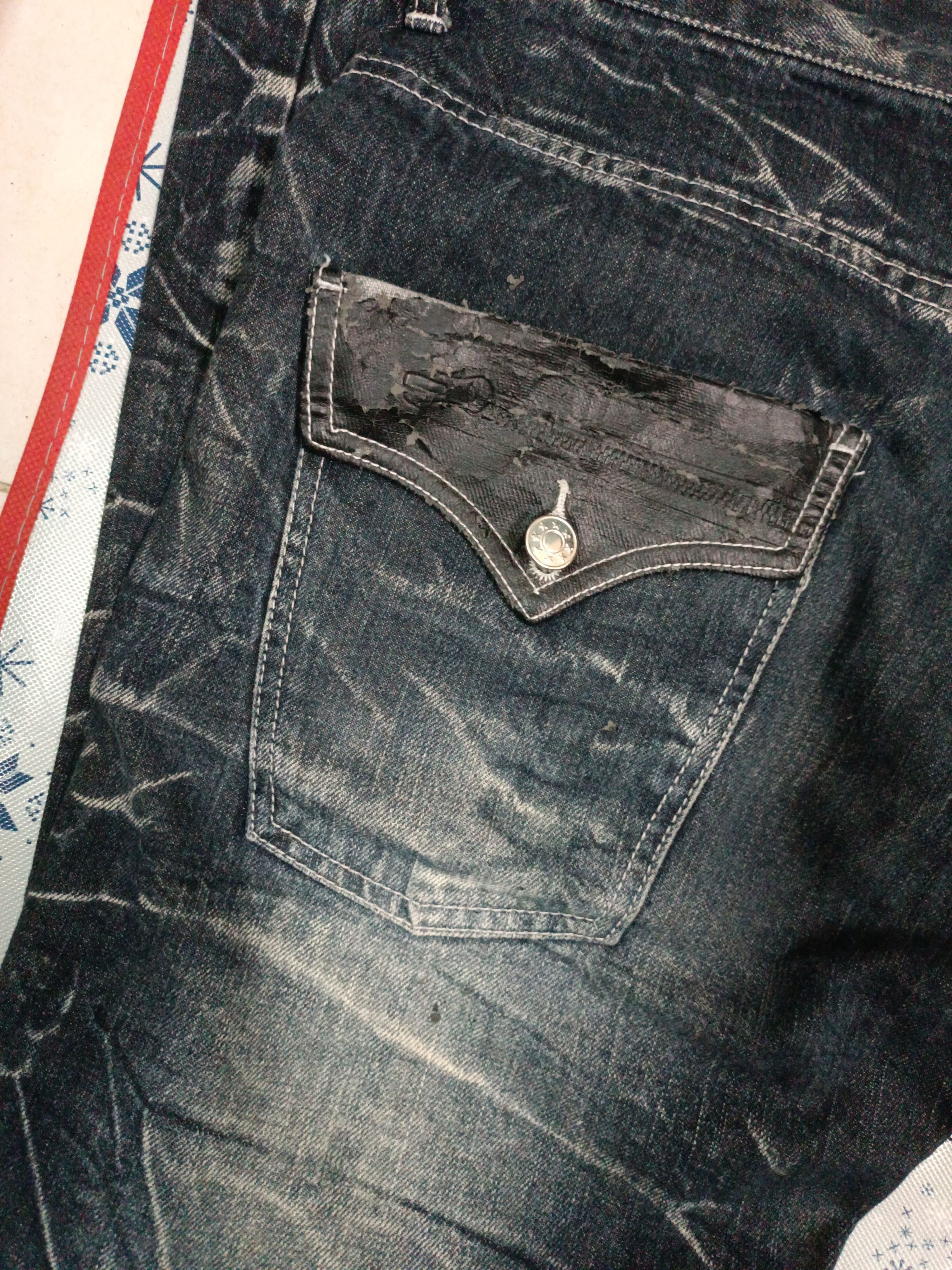 Hysteric Glamour Nylaus Japan Claw Mark Tassel Stud Jeans Size US 32 / EU 48 - 16 Thumbnail