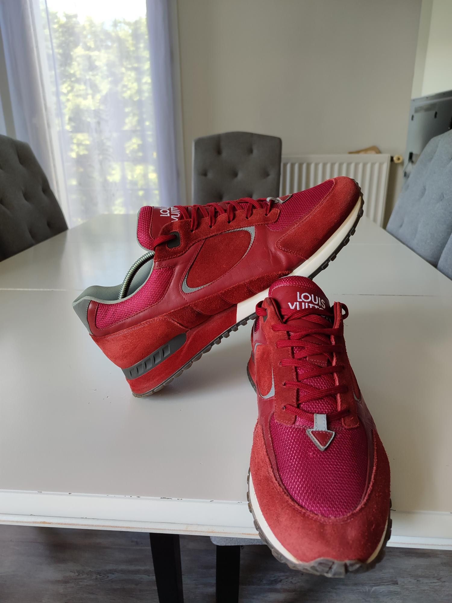 Louis Vuitton BASKETS LOUIS VUTTON RUN AWAY RED Size US 11.5 / EU 44-45 - 6 Thumbnail