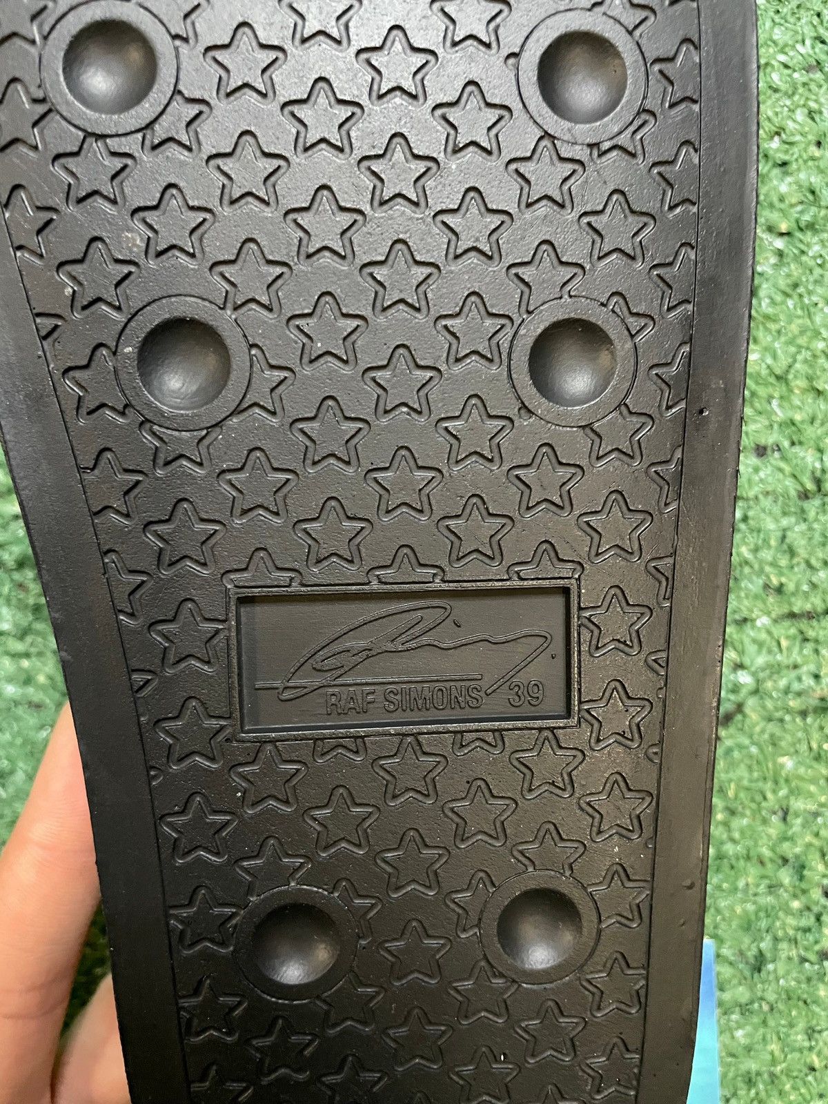 Raf Simons Raf Simons black and white astra slides Size US 6 / EU 39 - 7 Thumbnail
