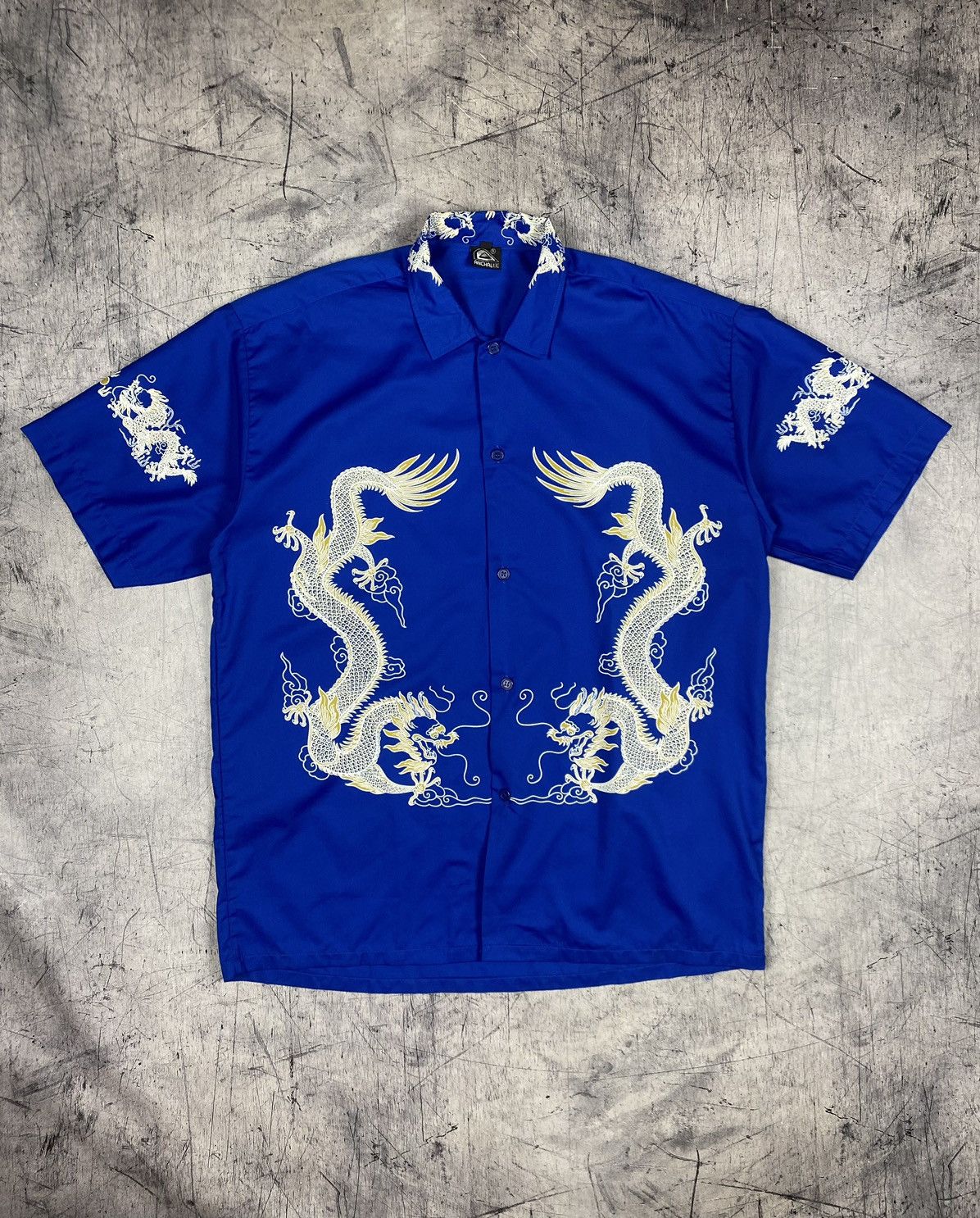 Affliction × Vintage Vintage Dragon Japanese Style Y2K Size US XL / EU 56 / 4 - 2 Thumbnail