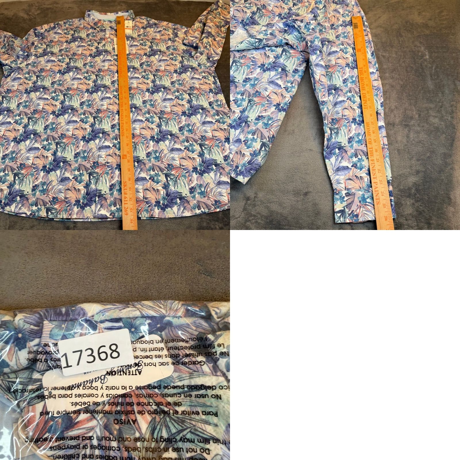 Tommy Bahama Tommy Bahama Nova Wave Mens 3XLB Shirt Long Sleeve Button Down Floral NEW Size US XXL / EU 58 / 5 - 8 Thumbnail