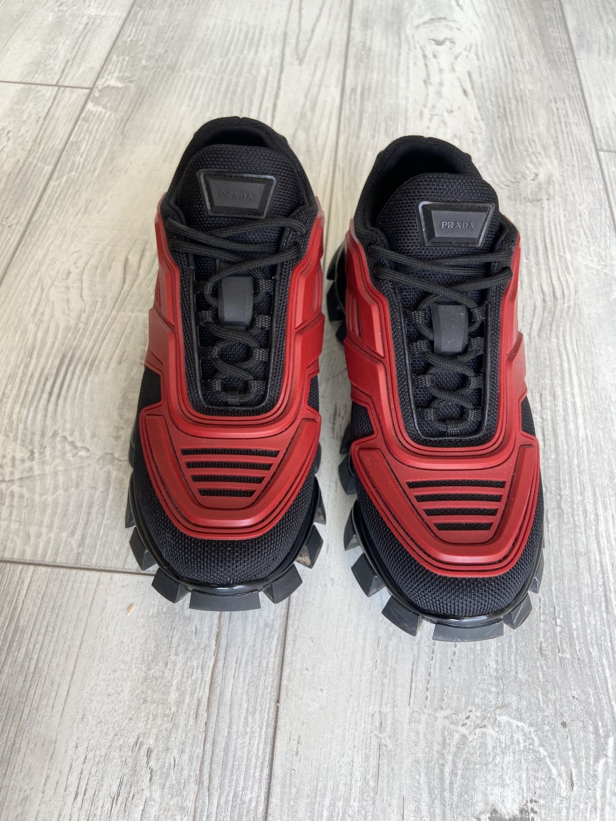 Prada Prada Cloudbust Thunder Knit Sneaker 'Scarlet' Size US 10 / EU 43 - 2 Thumbnail