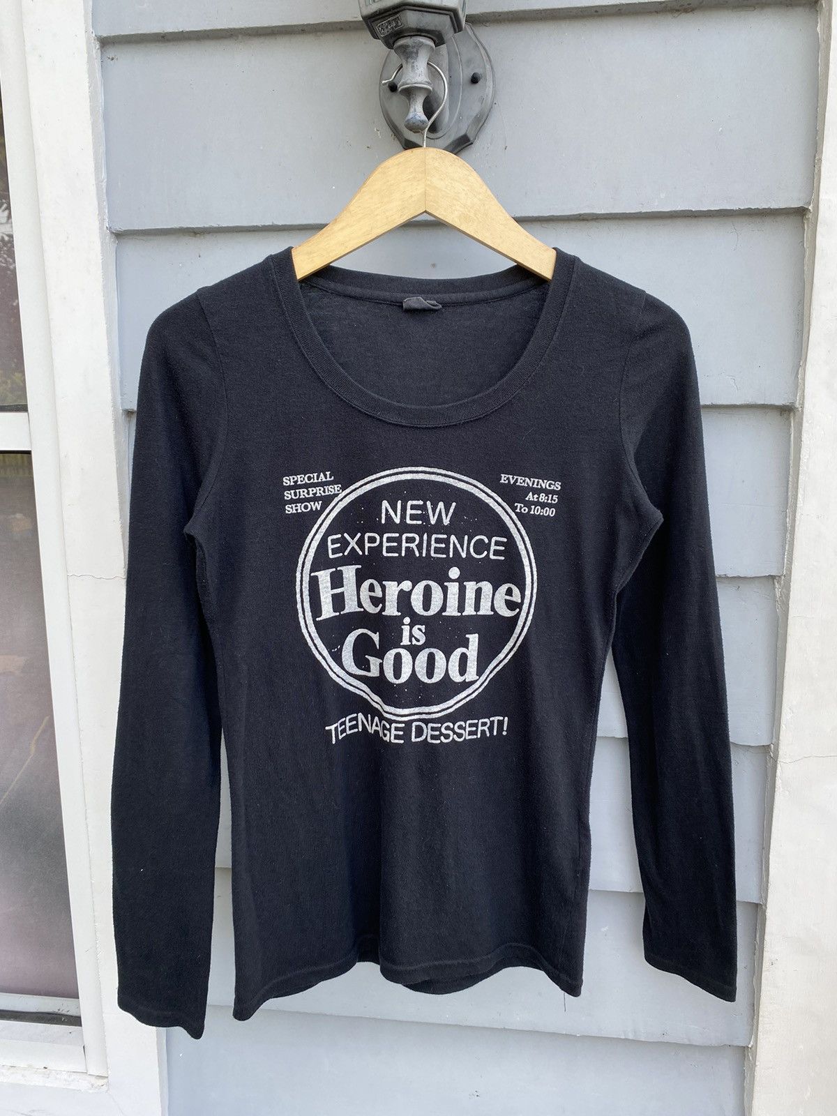 Vintage Moussy Teenage Dessert! Heroine Is Good Longsleeve Japan Size S / US 4 / IT 40 - 1 Thumbnail