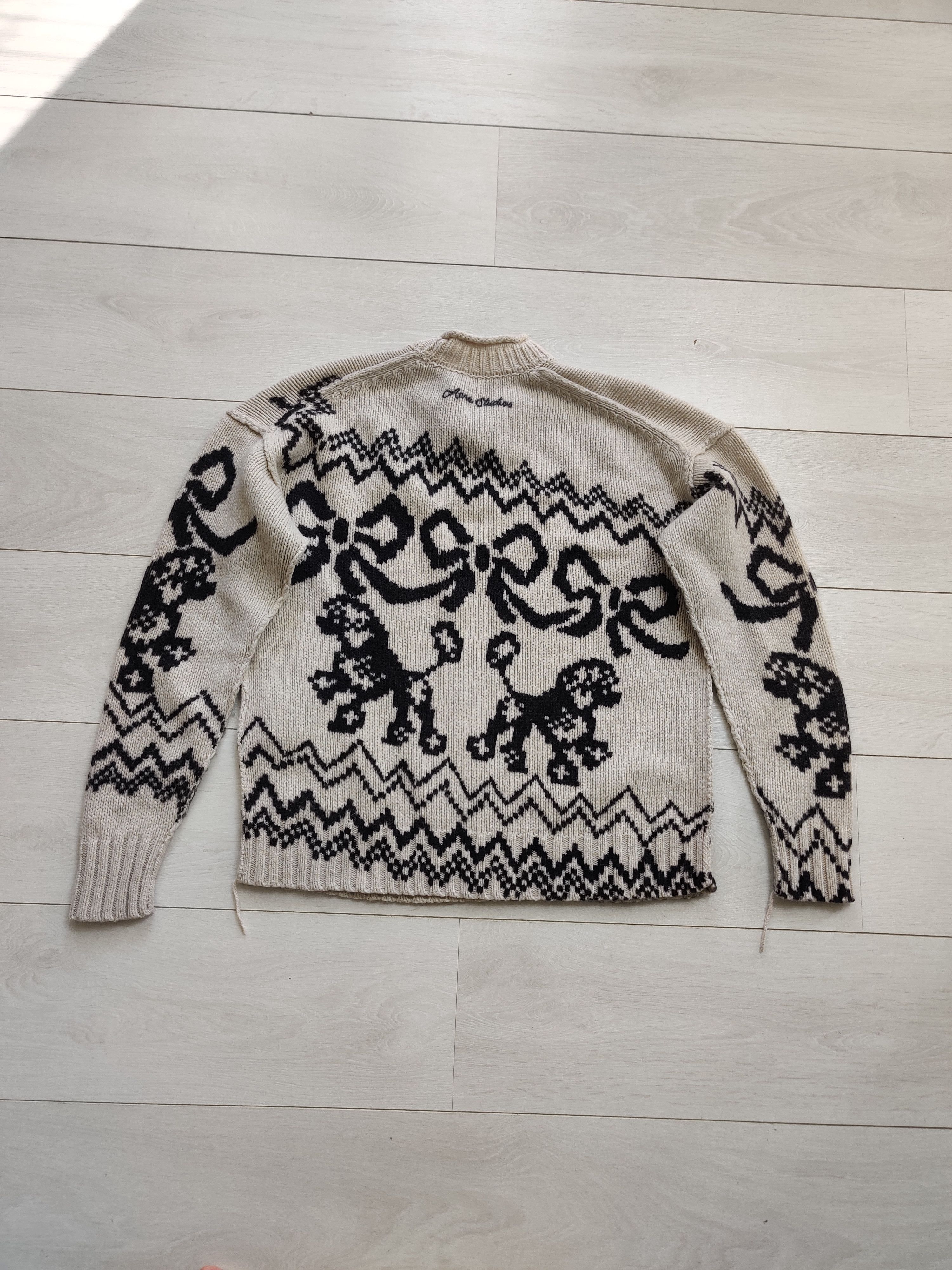 Acne Studios Acne Studios Poodle dogs knit sweater Size XS / US 0-2 / IT 36-38 - 8 Thumbnail