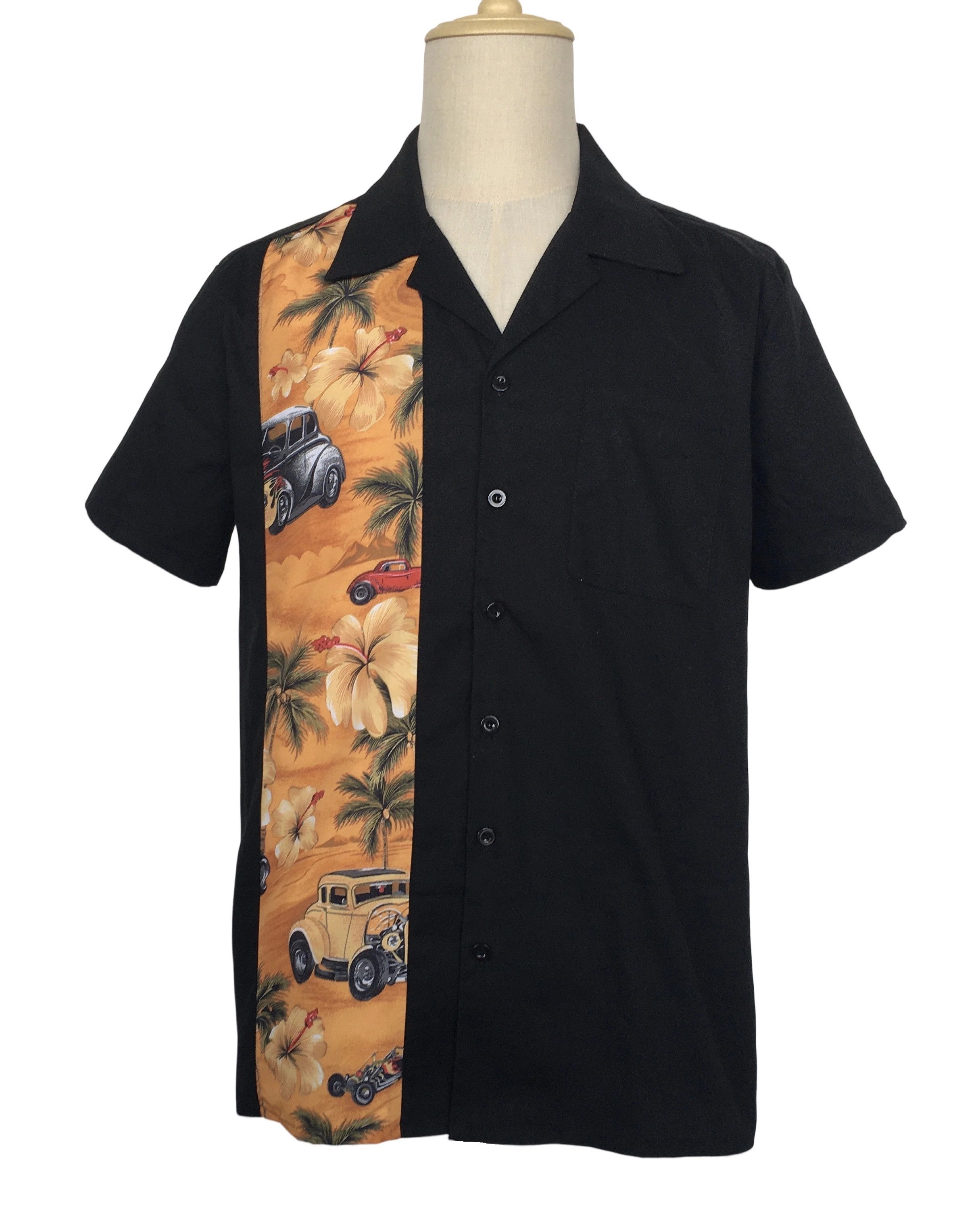 Other Men's Casual Shirts 1950's Retro Vintage Tops Cars Pattern Size US XXL / EU 58 / 5 - 1 Thumbnail