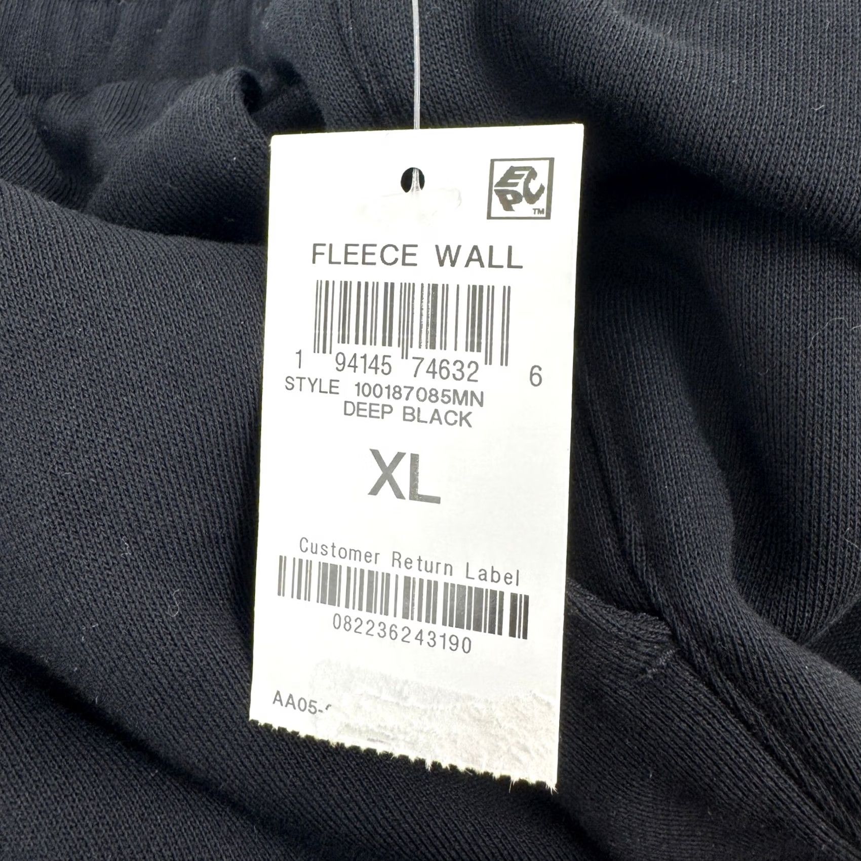 Walls Mode of One Mens Fleece Sweatpants Deep Black XL 100187085MN Size US 36 / EU 52 - 7 Thumbnail