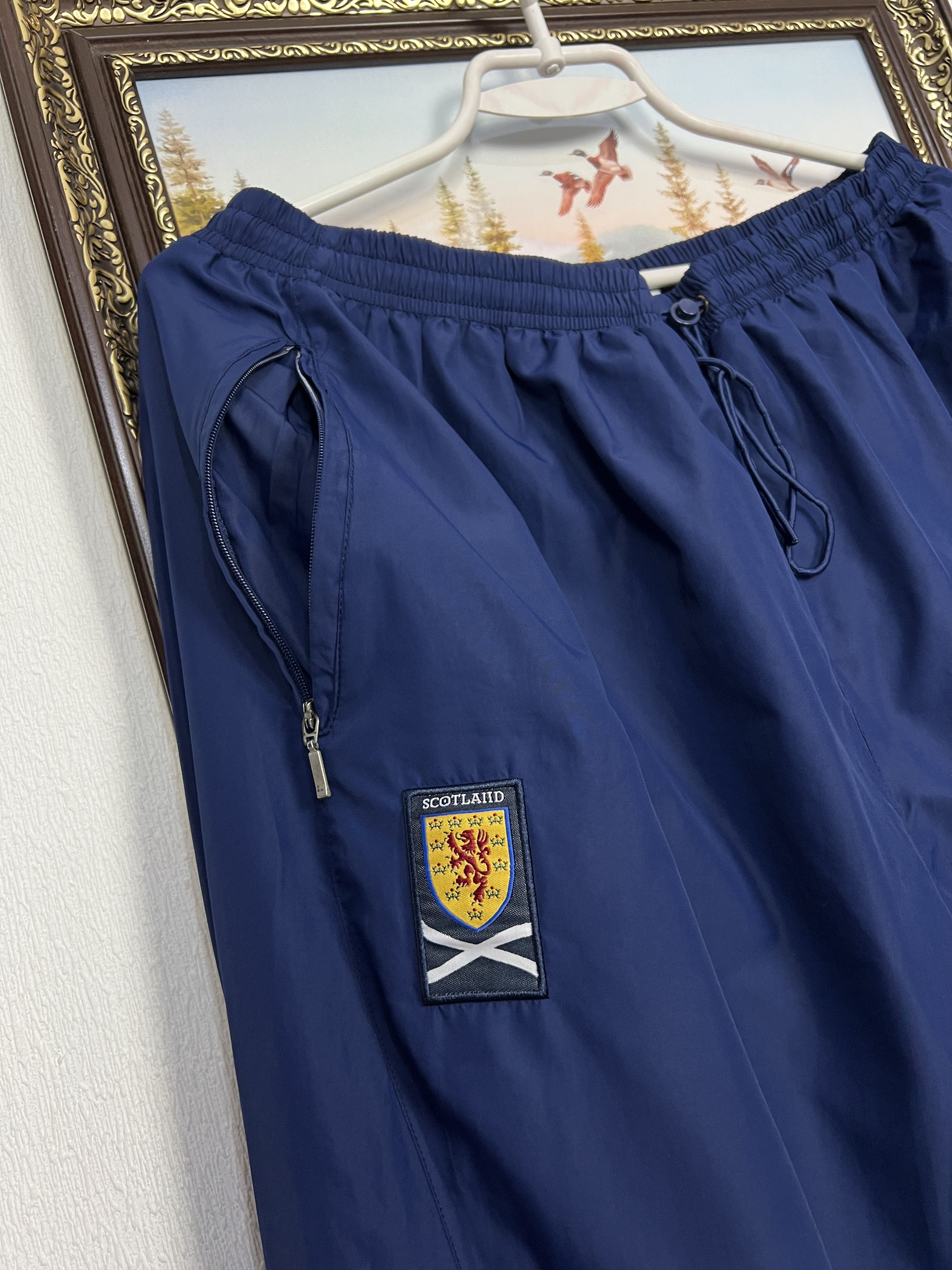 Diadora Vintage Scotland Football Pants Soccer Athletic Sweatpants Size US 36 / EU 52 - 5 Thumbnail