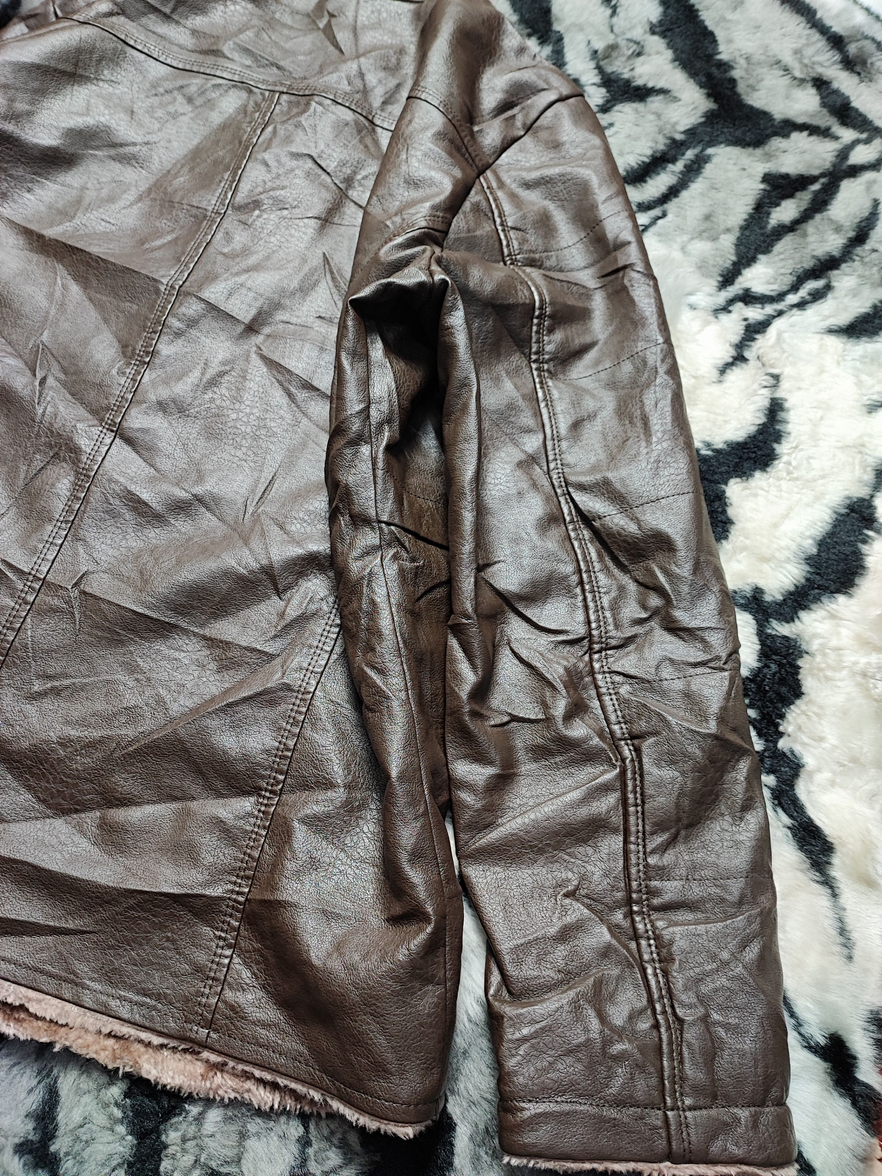 Genuine Leather Vintage Leather Jacket by Schdarrow Khnor Size US L / EU 52-54 / 3 - 13 Thumbnail