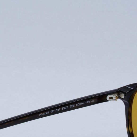 Tom Ford Tom Ford FT1027 52E Prescott Sunglasses Havana Square Frame Size ONE SIZE - 7 Thumbnail