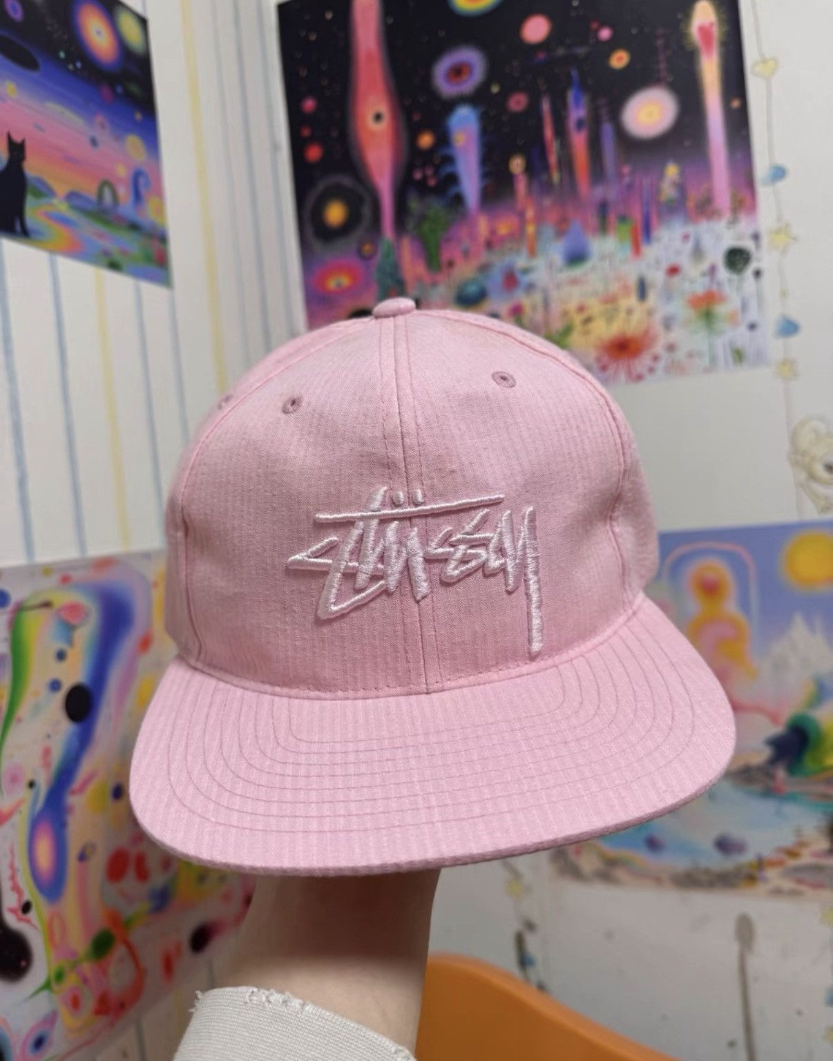 Stussy Stussy Stock Pink Baseball Cap K21 Size ONE SIZE - 1 Thumbnail