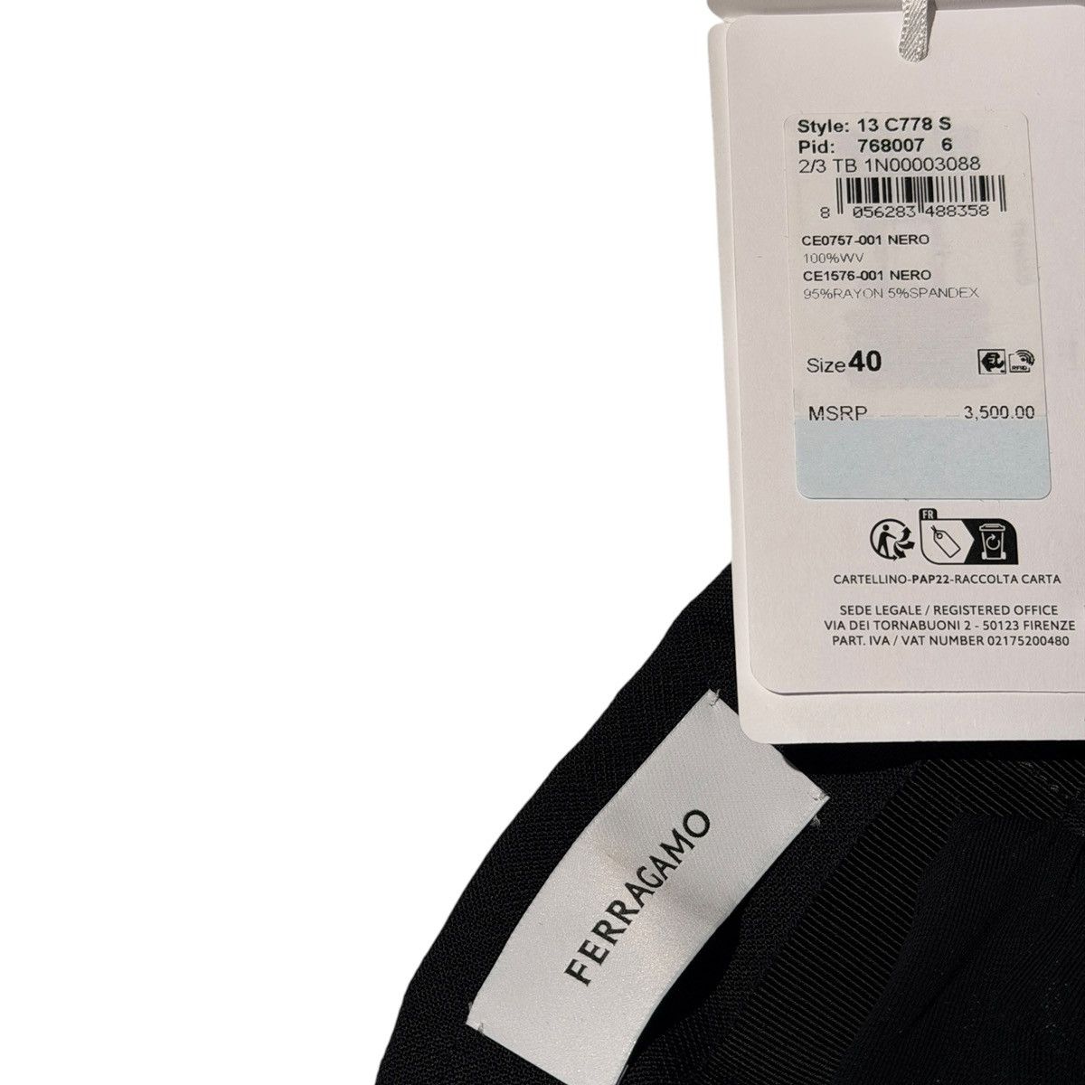 Salvatore Ferragamo $3,500 Ruched Waist Slit Hem Maxi Skirt Size 27" / US 4 / IT 40 - 3 Thumbnail