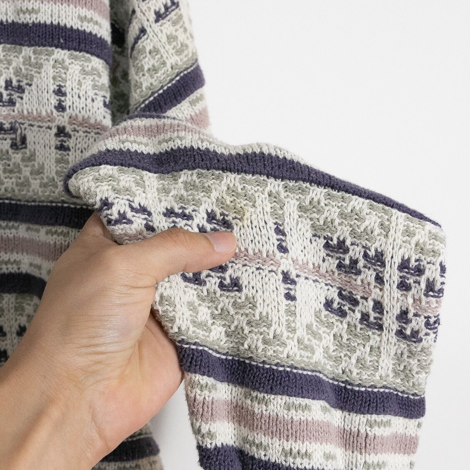 Jantzen × Vintage Vintage Jantzen Striped Abstract Pattern Sweater Mens Large Size US L / EU 52-54 / 3 - 6 Thumbnail