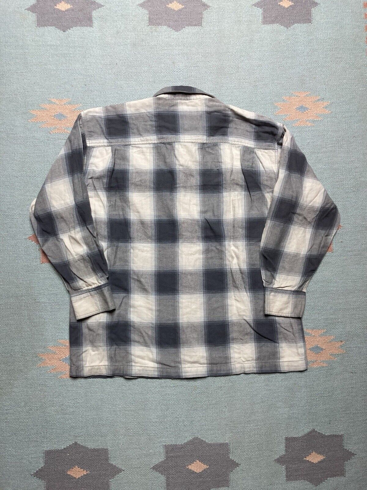 Levi's × Vintage Levis plaid flannel shirt black shadow plaid large 16-18 Size US S / EU 44-46 / 1 - 5 Thumbnail