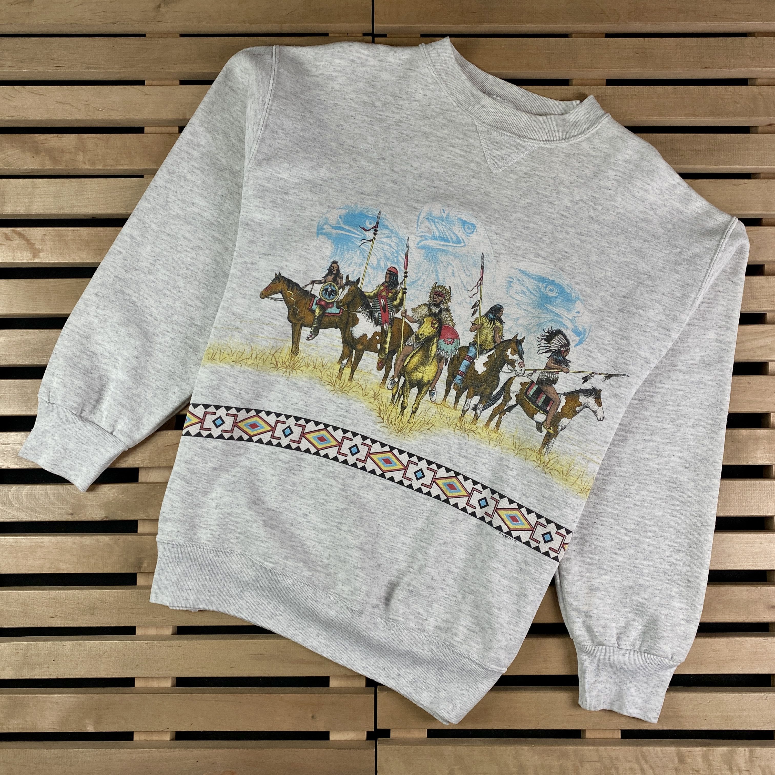 Habitat × Vintage Mens Vintage Sweatshirt Habitat 1991 Size XL Size US XL / EU 56 / 4 - 1 Thumbnail