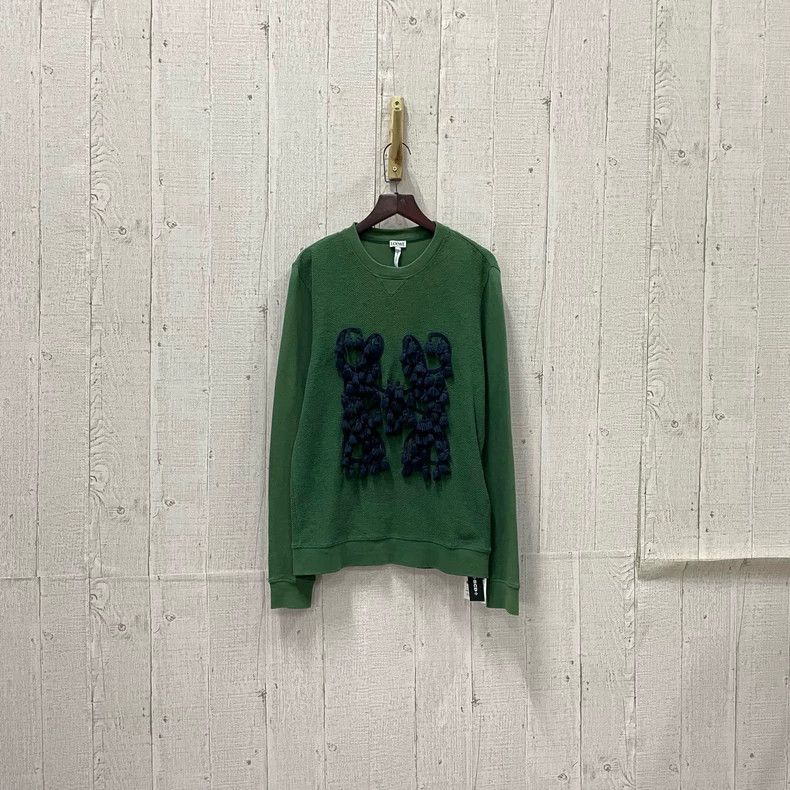 Loewe LOEWE Green knot logo sweater Size XS / US 0-2 / IT 36-38 - 1 Thumbnail