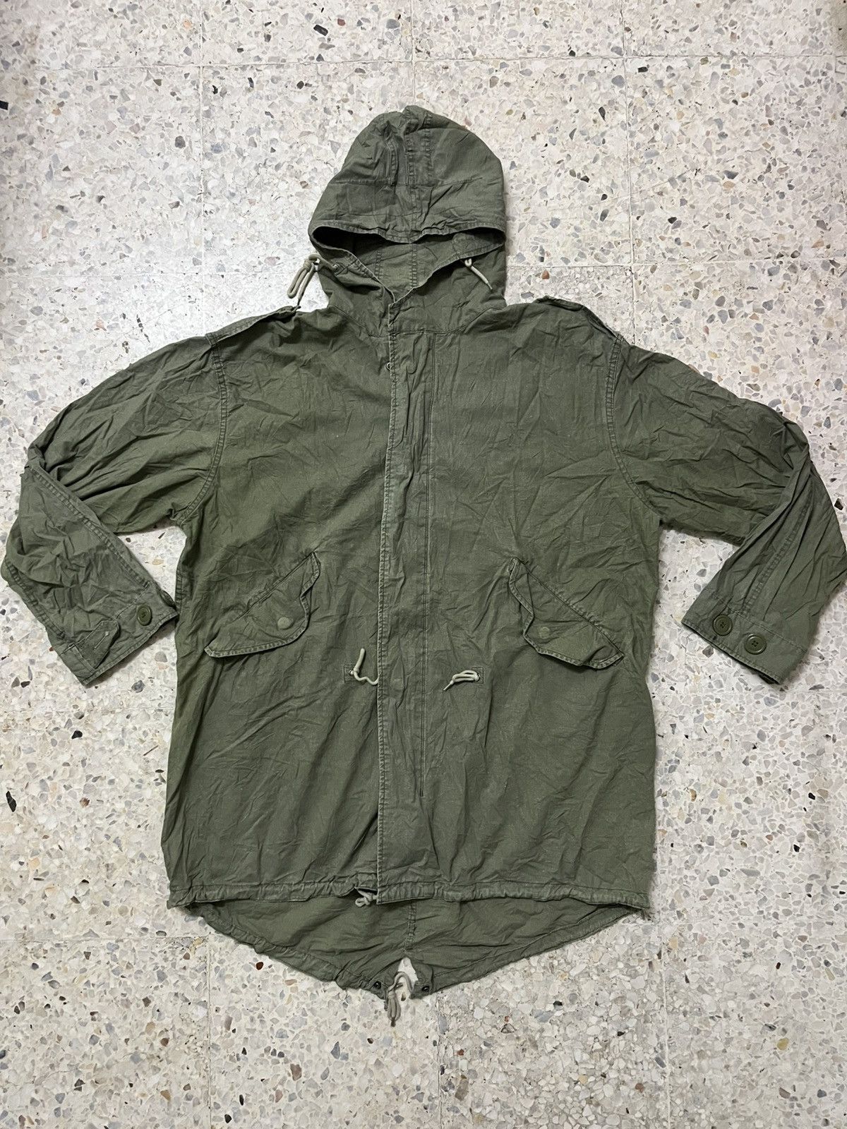 Vintage DISTRESSED Houston Japan 5409M M-51 Fishtail Parka Sun Faded Size US L / EU 52-54 / 3 - 8 Thumbnail