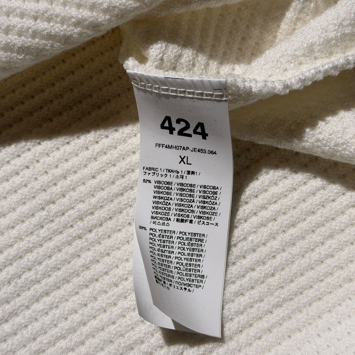 424 thermal v neck polo Size US XL / EU 56 / 4 - 2 Thumbnail