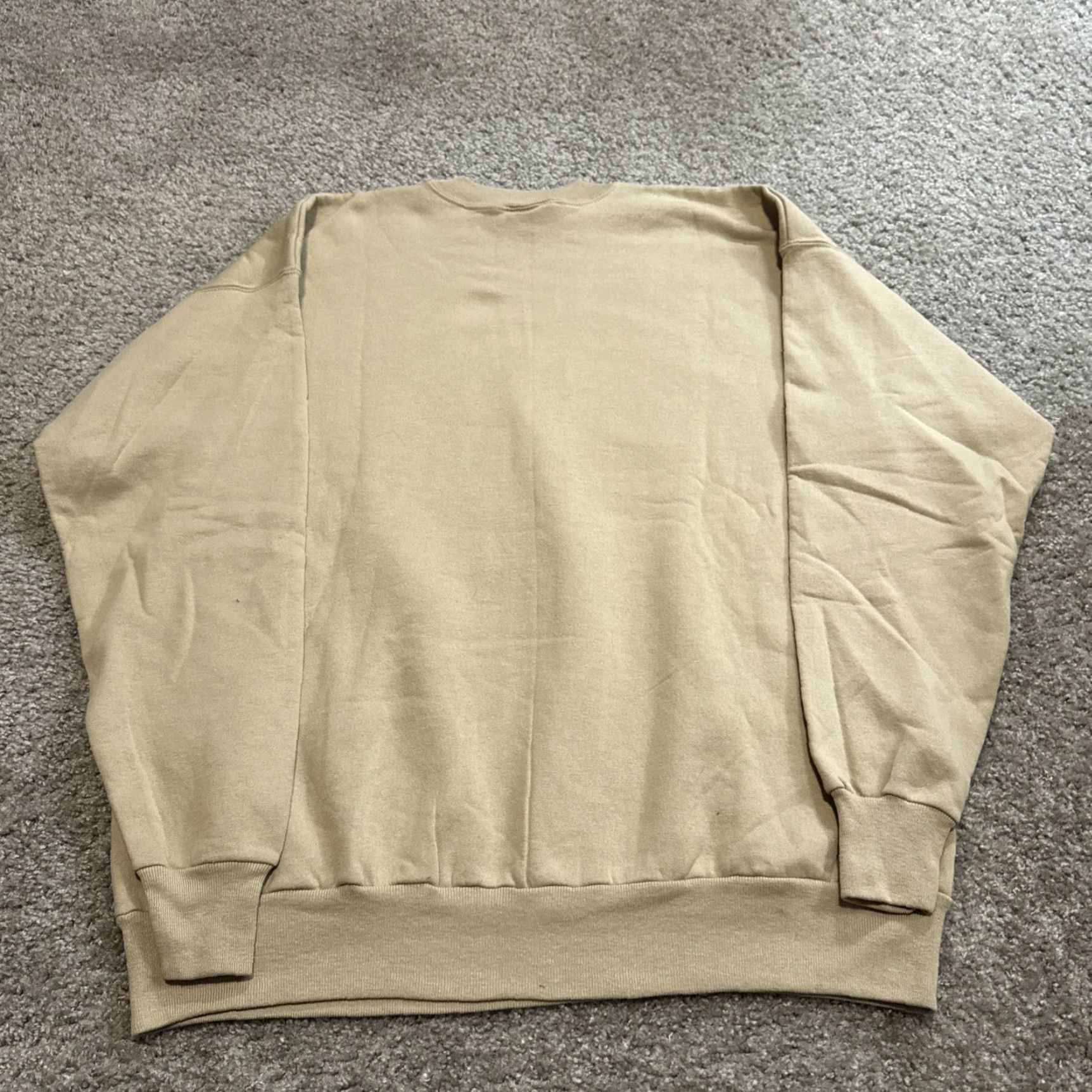 Vintage VINTAGE 90s Deep Creek Virginia Beige Crewneck Sweatshirt XL Men Pullover Nature Beige 1998 Size US XL / EU 56 / 4 - 7 Thumbnail