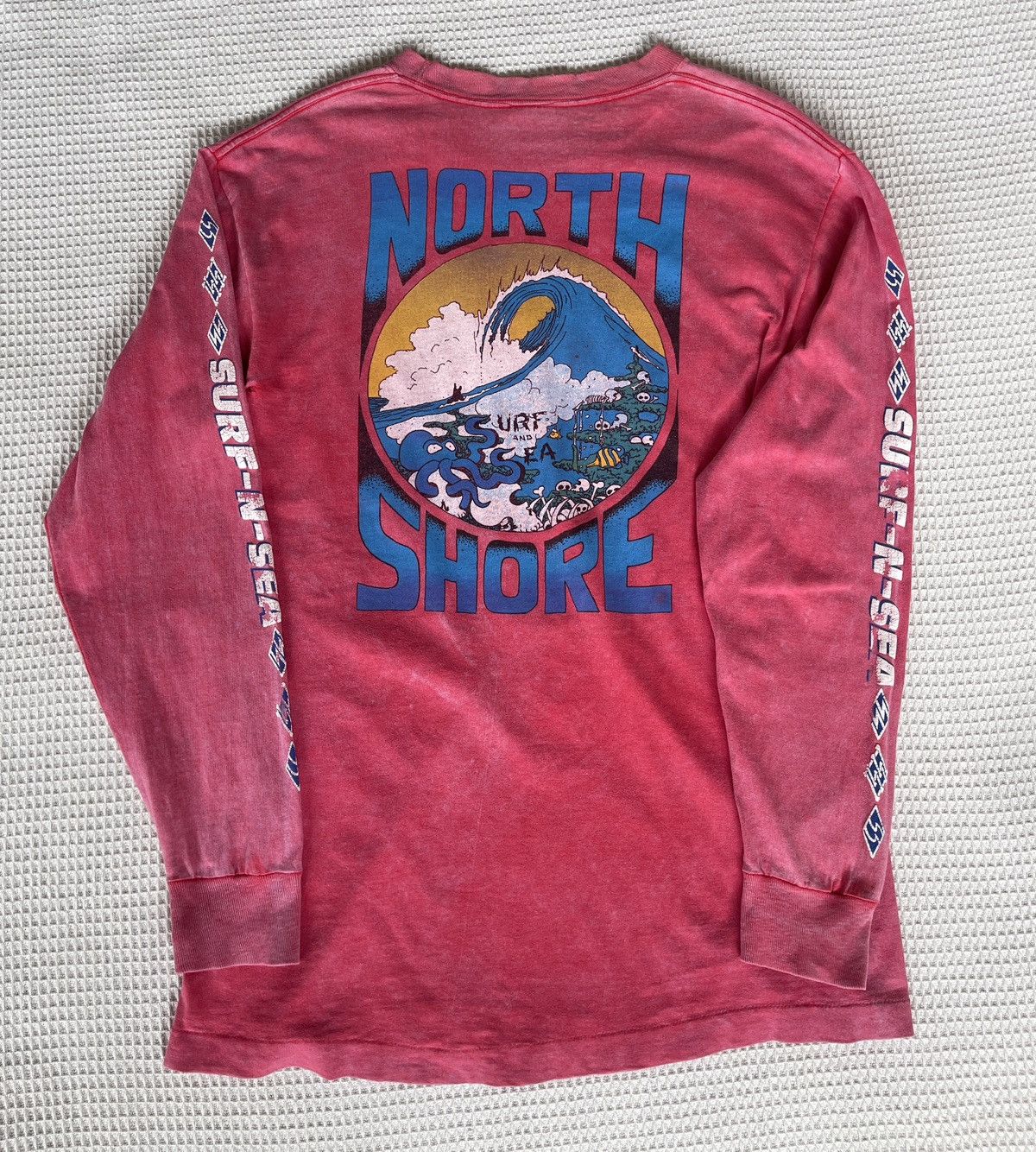 Sun Surf Vintage 90s Thrashed Sun Faded🔥SURF Hawaii🔥Long Sleeve Tee Size US L / EU 52-54 / 3 - 3 Thumbnail