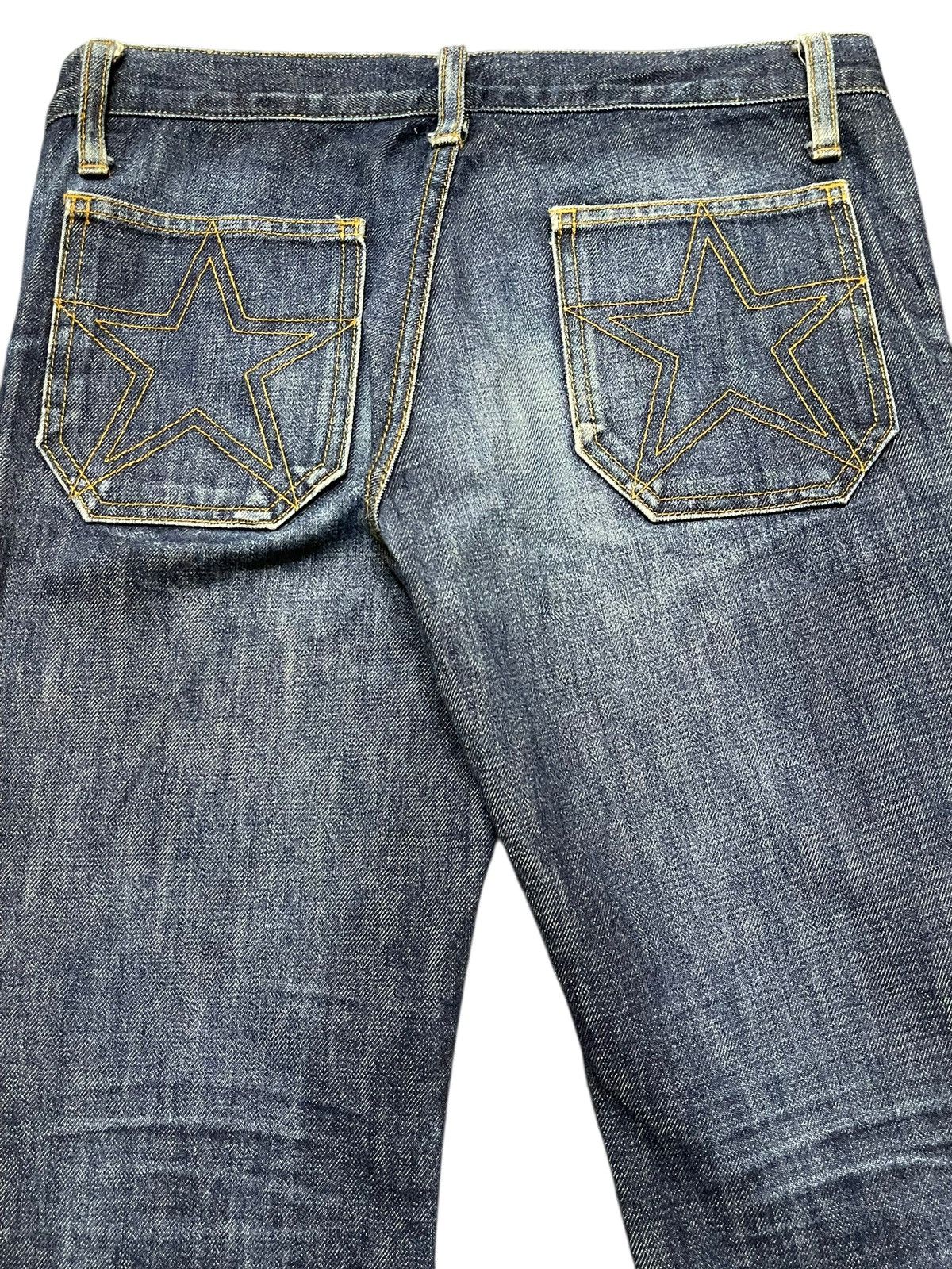 Hysteric Glamour Vintage Japanese Brand Blue Faded Wash Wide Leg Bell Bottom Size US 29 - 6 Thumbnail