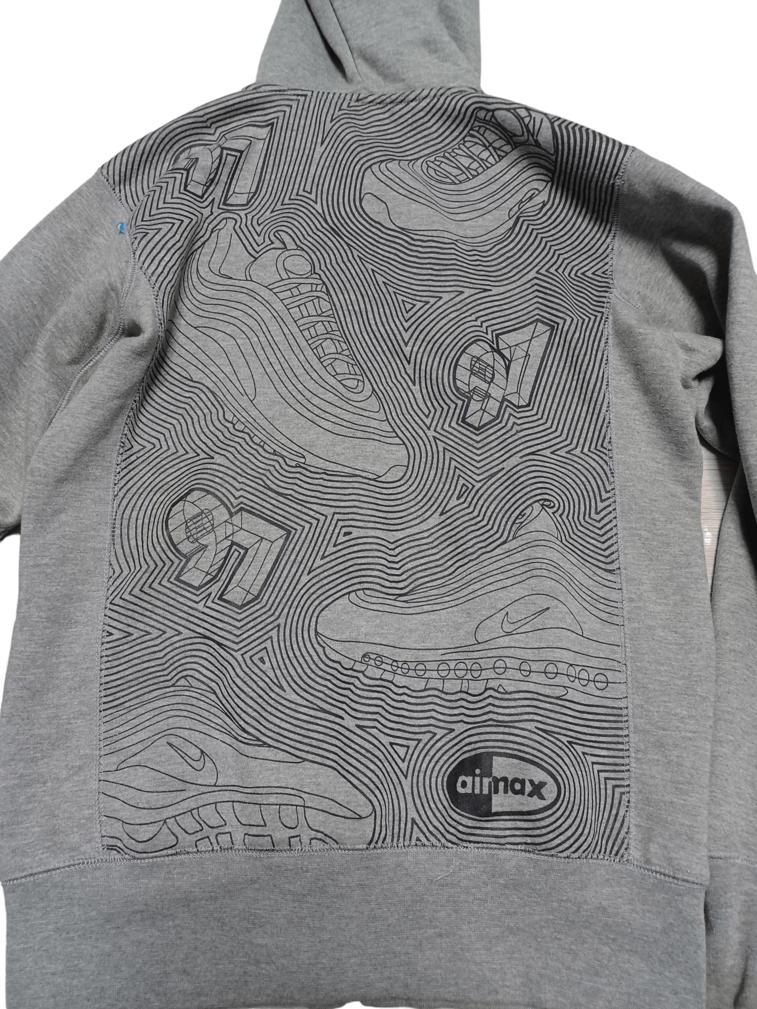 Nike 2005 VINTAGE NIKE AIRMAX 97 ZIP HOODIE Size US S / EU 44-46 / 1 - 4 Thumbnail