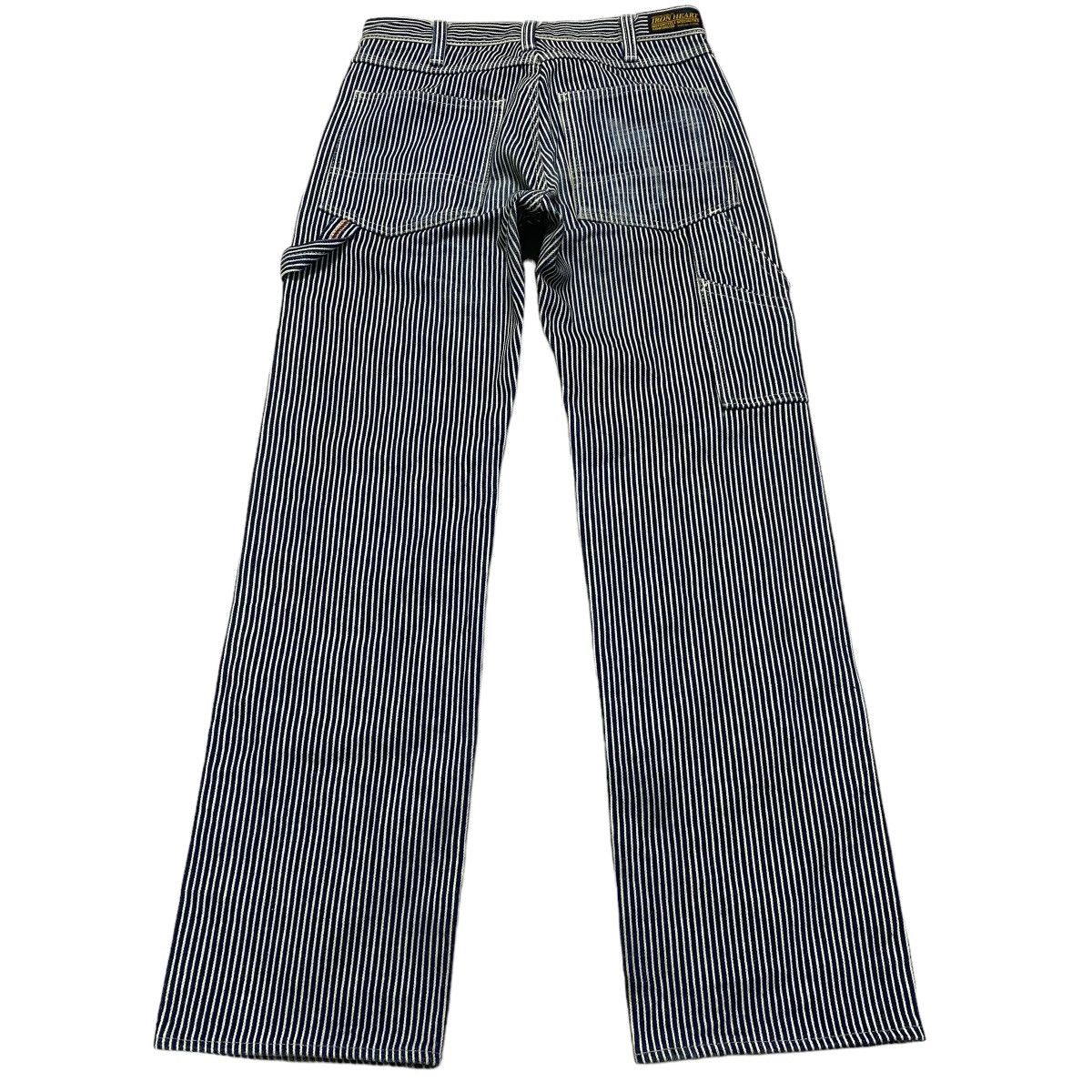 image of Iron Heart Hickory Carpenter Pants Heavy Cotton in Blue, Men's (Size 29)