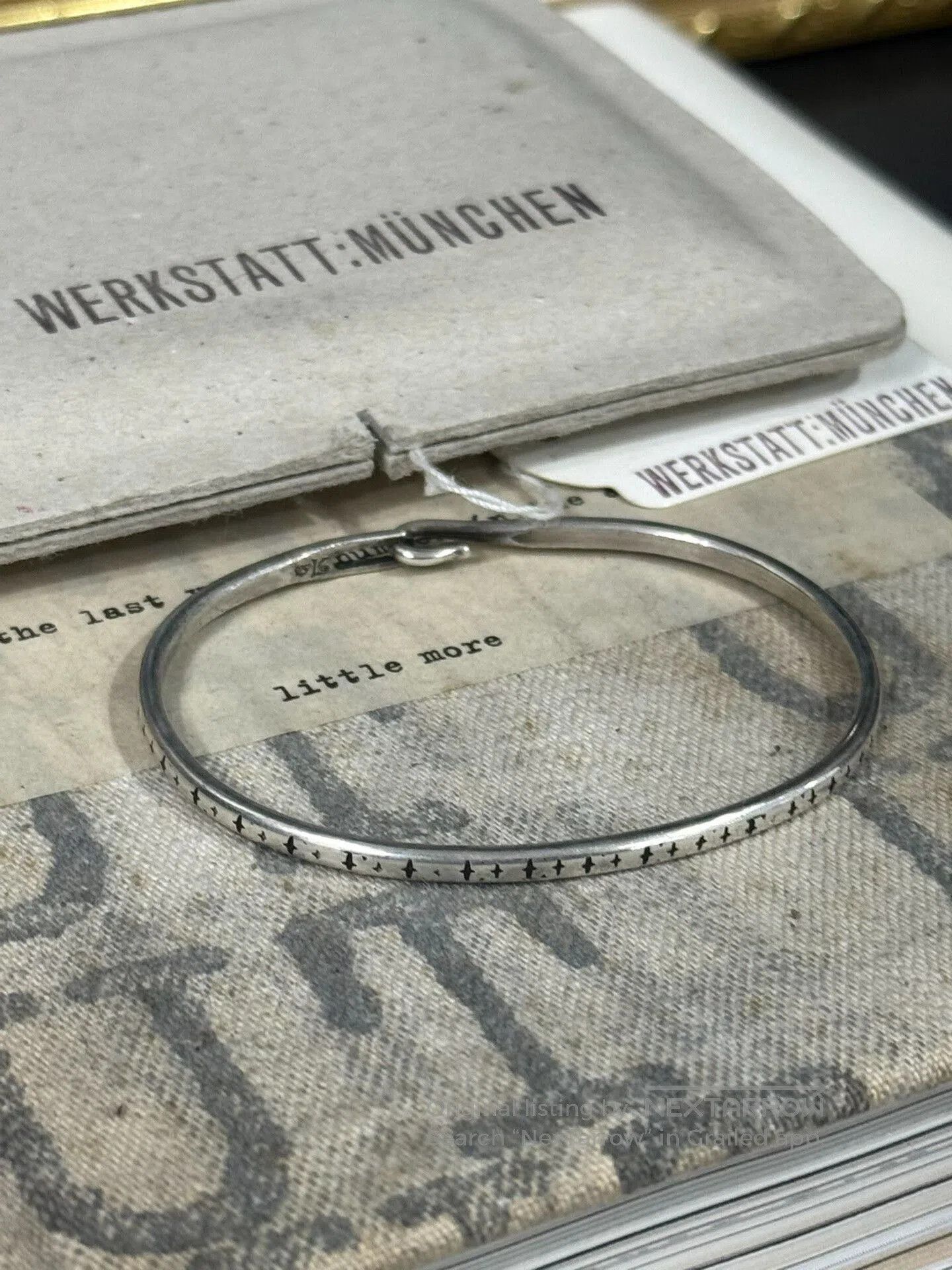 Werkstatt Munchen Werkstatt Munchen Silver Cross Bracelet Size S. Size ONE SIZE - 3 Thumbnail
