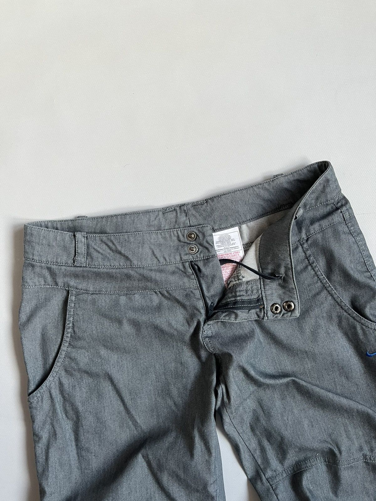 Nike Nike Fit Dry Y2K 2000s Women Carpenter Grey Pants Size 28" / US 6 / IT 42 - 2 Thumbnail