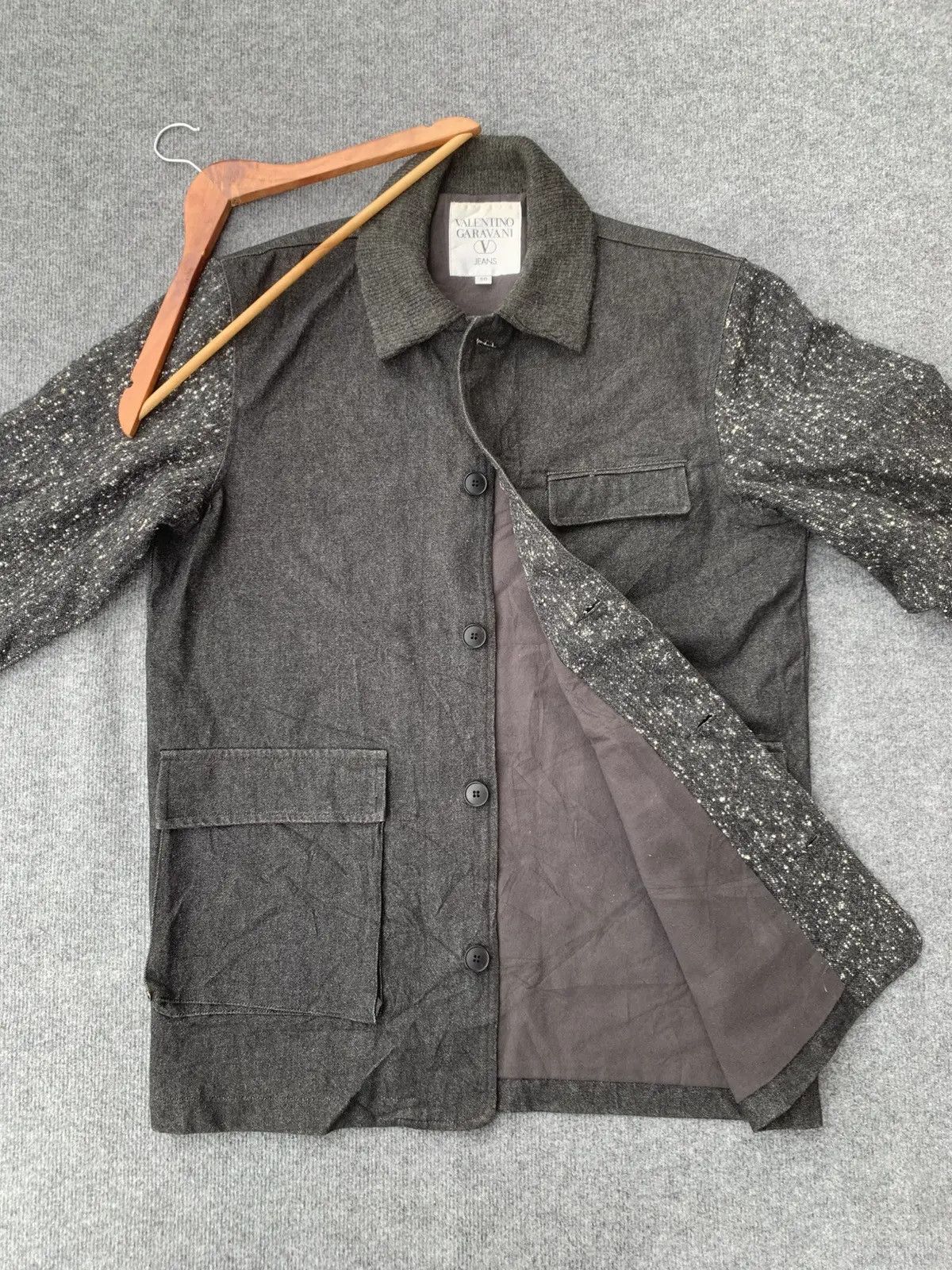 Valentino Valentino Garavani jeans wool blend chore jacket. Size US M / EU 48-50 / 2 - 1 Thumbnail