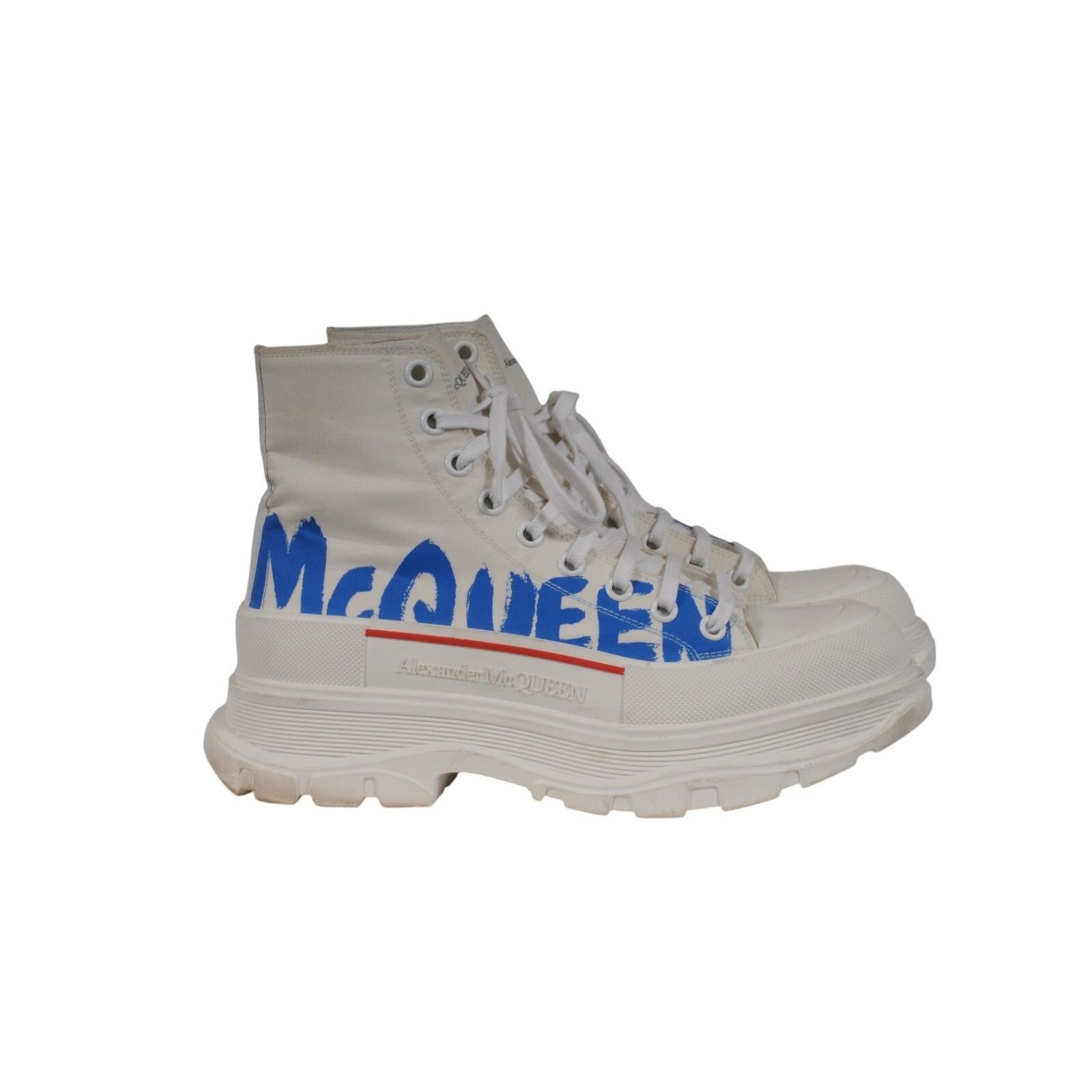 Alexander McQueen Tread Slick Graffiti Logo Boots Size US 9.5 / EU 42-43 - 2 Thumbnail