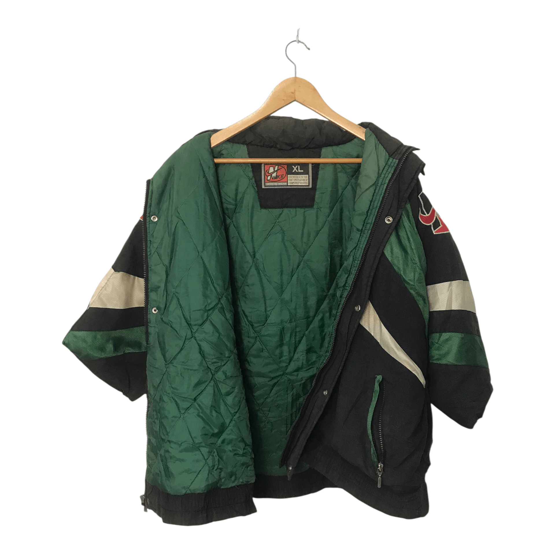 Nike Vintage Nike Logo Jacket Size US L / EU 52-54 / 3 - 3 Thumbnail