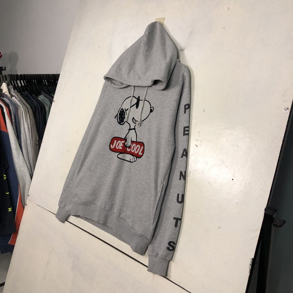 Japanese Brand 📌Vintage Hoodie Pull Over Peanuts Big Logo Over Print Size US L / EU 52-54 / 3 - 4 Thumbnail