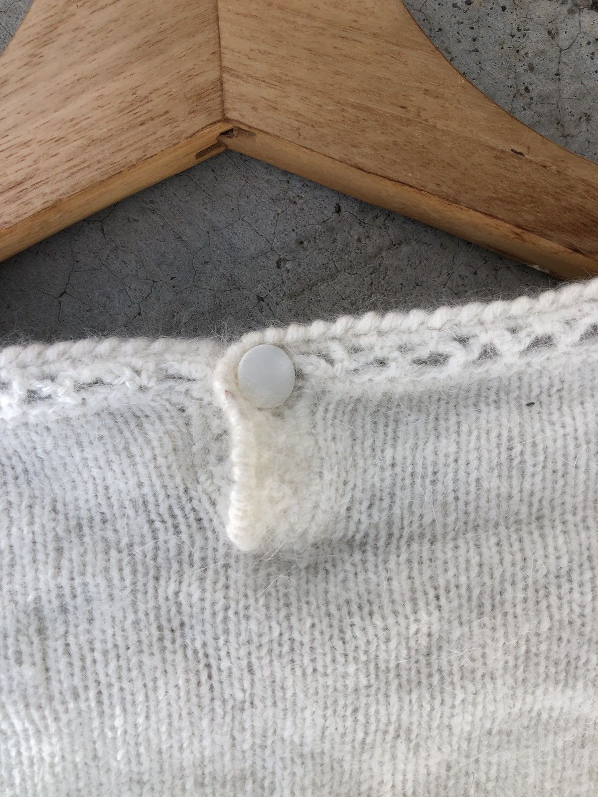 Designer × Japanese Brand 🔴Japanesebrand White Milk Knitsweater Fleece Size US L / EU 52-54 / 3 - 10 Thumbnail