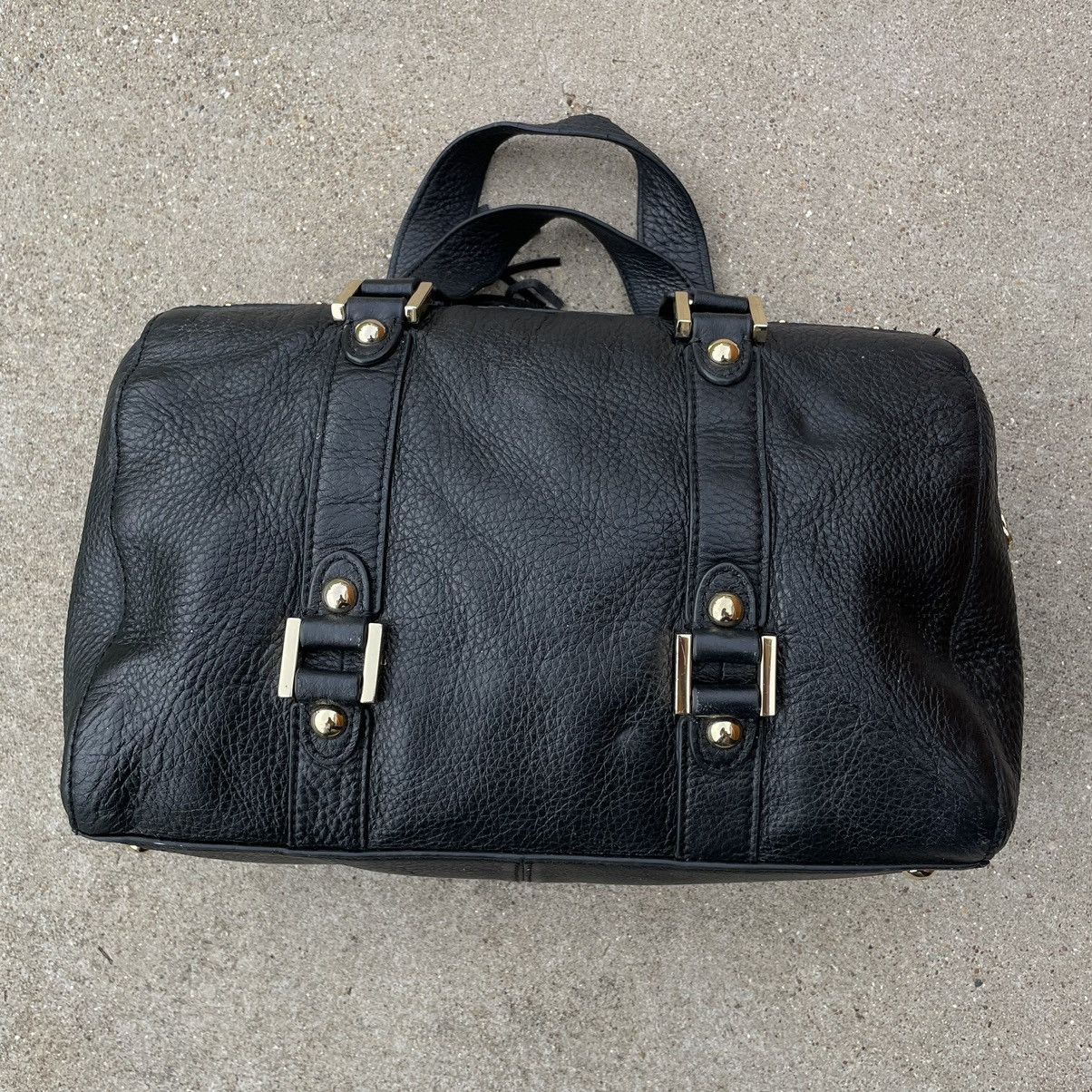 Juicy Couture × Vintage Vtg Juicy Couture Leather Handbag Purse Tassel Gold Hardware Size ONE SIZE - 3 Thumbnail