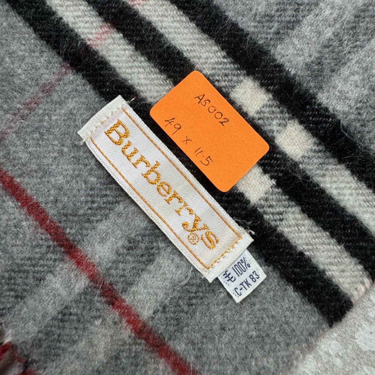 Burberry Vintage Burberry Checked Scarf / Muffler / Neckwear Size ONE SIZE - 8 Thumbnail