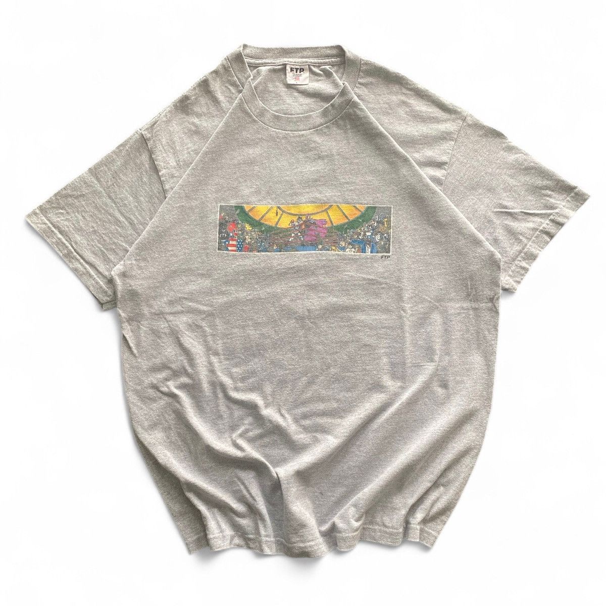Fuck The Population FTP FIGHT NIGHT TEE (Gray)- L Size US L / EU 52-54 / 3 - 1 Thumbnail