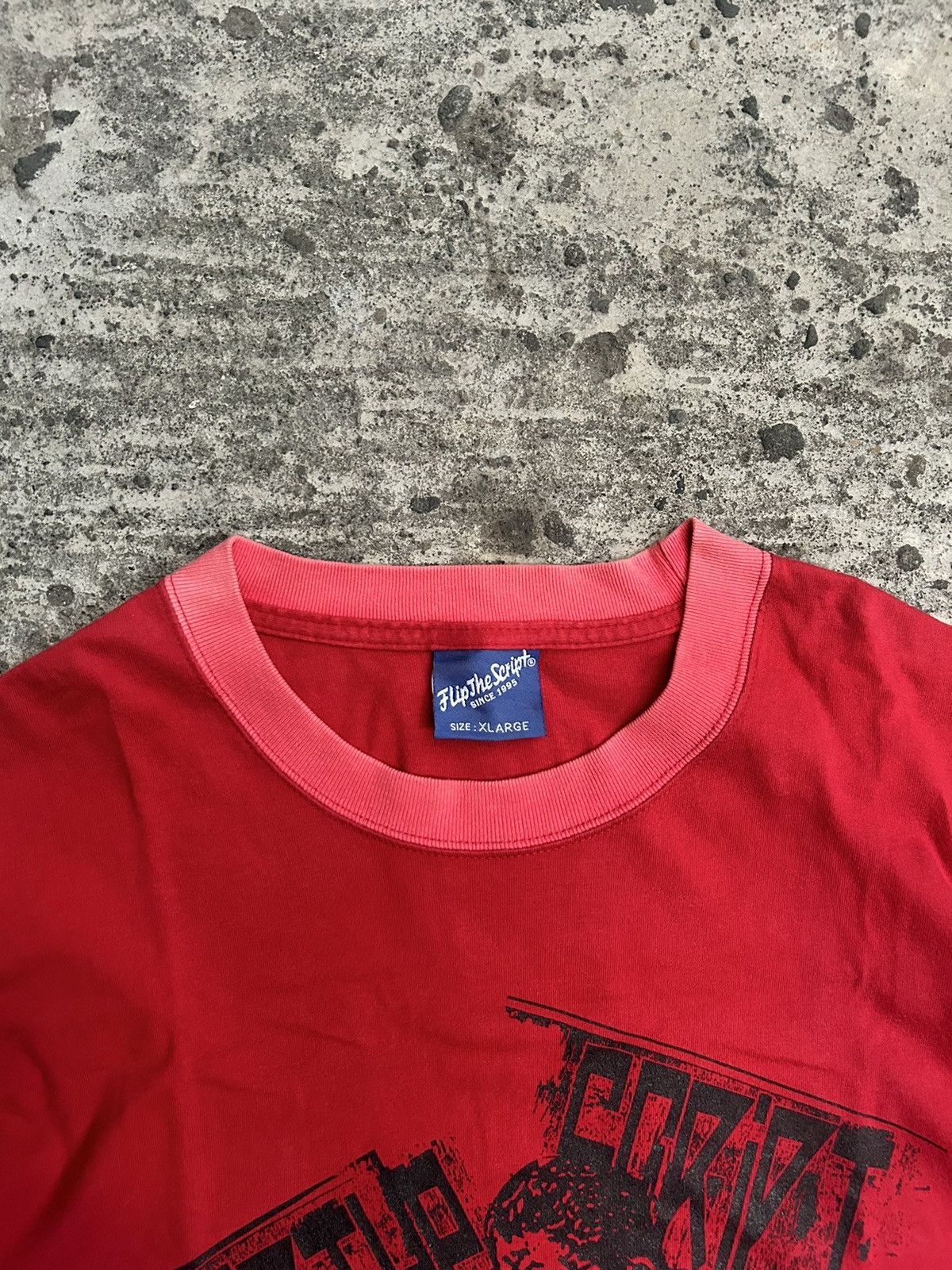 Band Tees × Japanese Brand Vintage Flip The Script Tee Album Cover Negative FX Size US XL / EU 56 / 4 - 5 Thumbnail