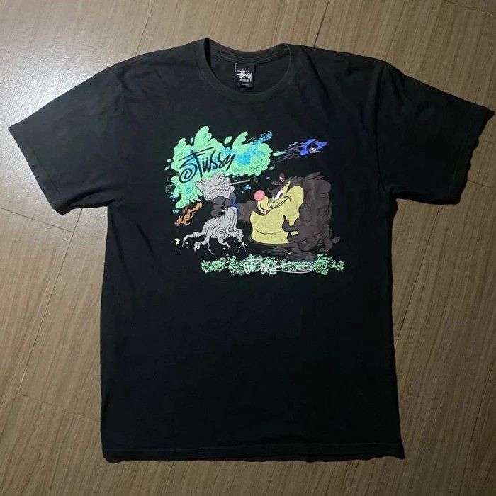 Vintage Stussy Tazmania Tee x Jhon Kricfalusi Rare