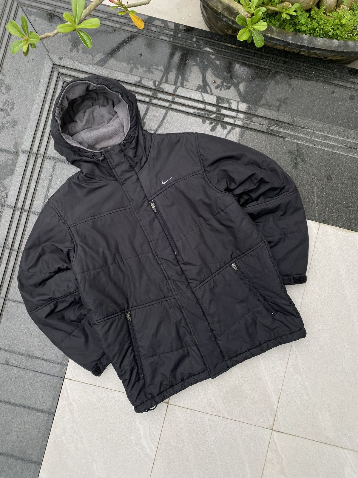 Nike × Vintage 90’s NIKE RARE SWOOSH Y2K RARE LOGO DOWN PUFFER JACKET Size US M / EU 48-50 / 2 - 2 Thumbnail