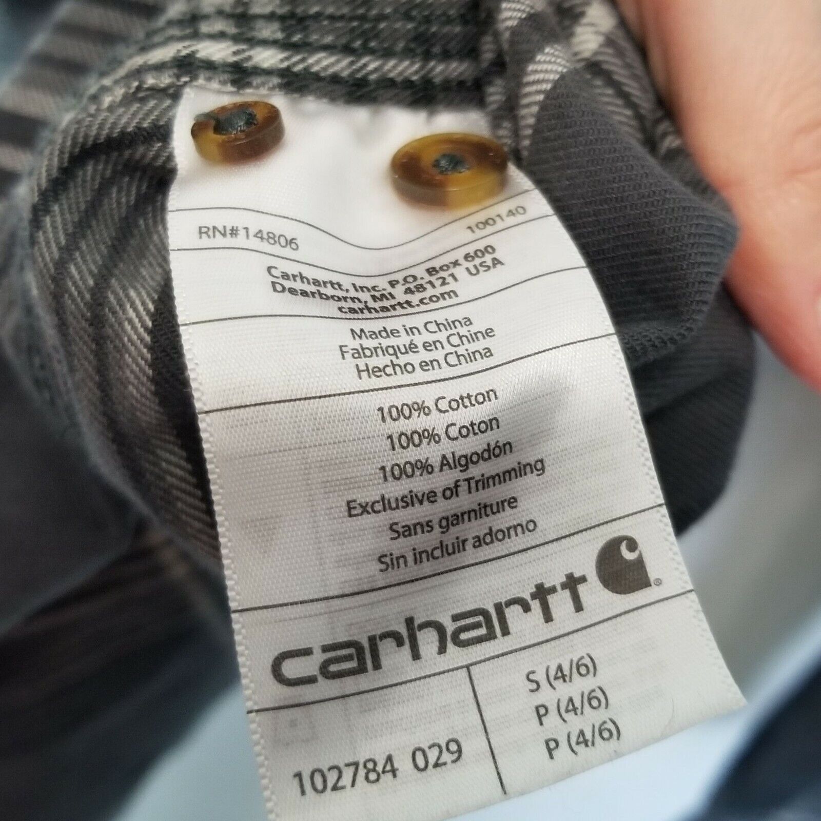 Carhartt Carhartt Womens Farwell Flannel Shirt Plaid Size S Gorpcore Size S / US 4 / IT 40 - 7 Thumbnail