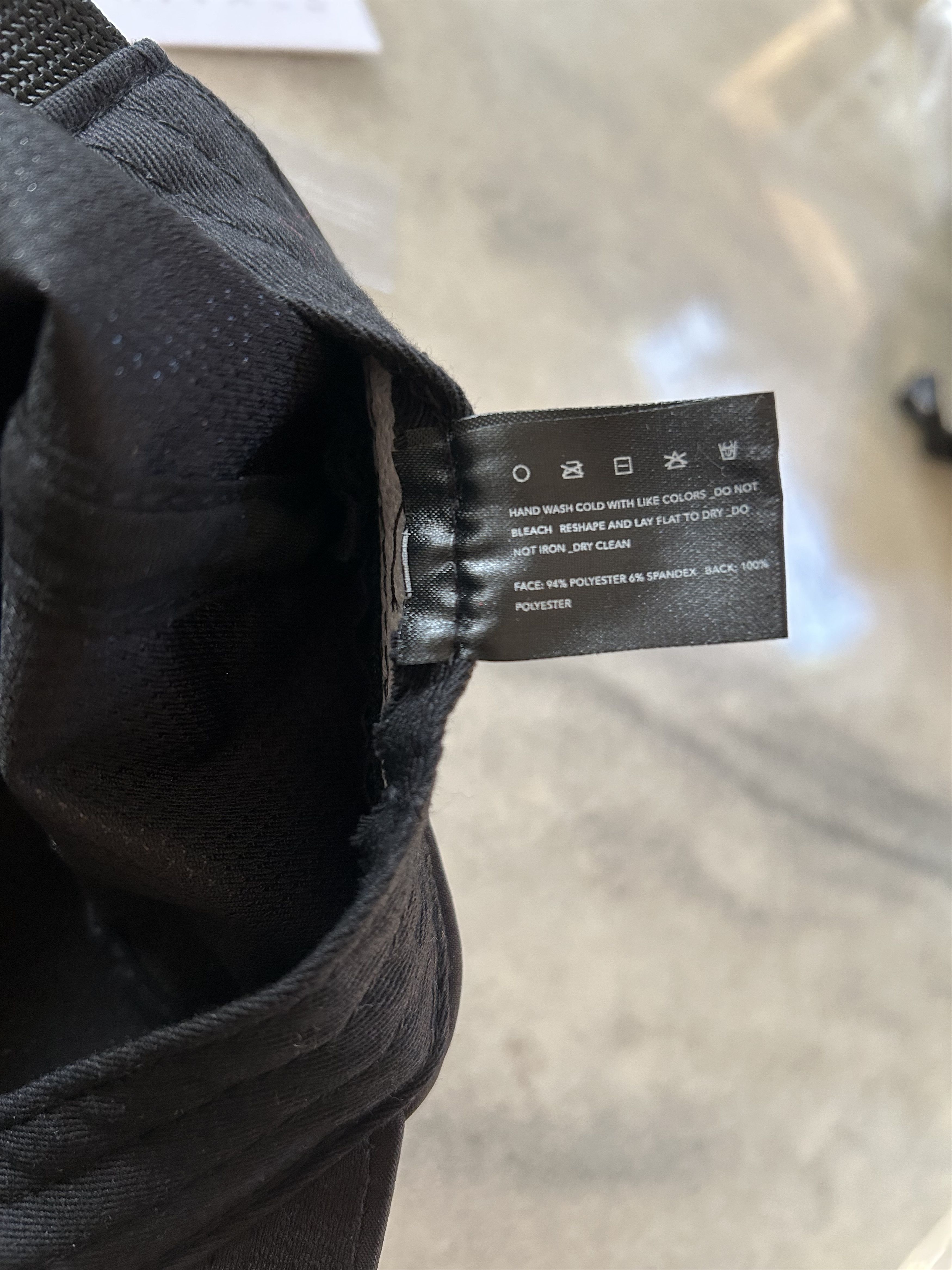 The Arrivals Water Resistant Techno Cap Os Unisex in Black, Men's — image 5 of 6